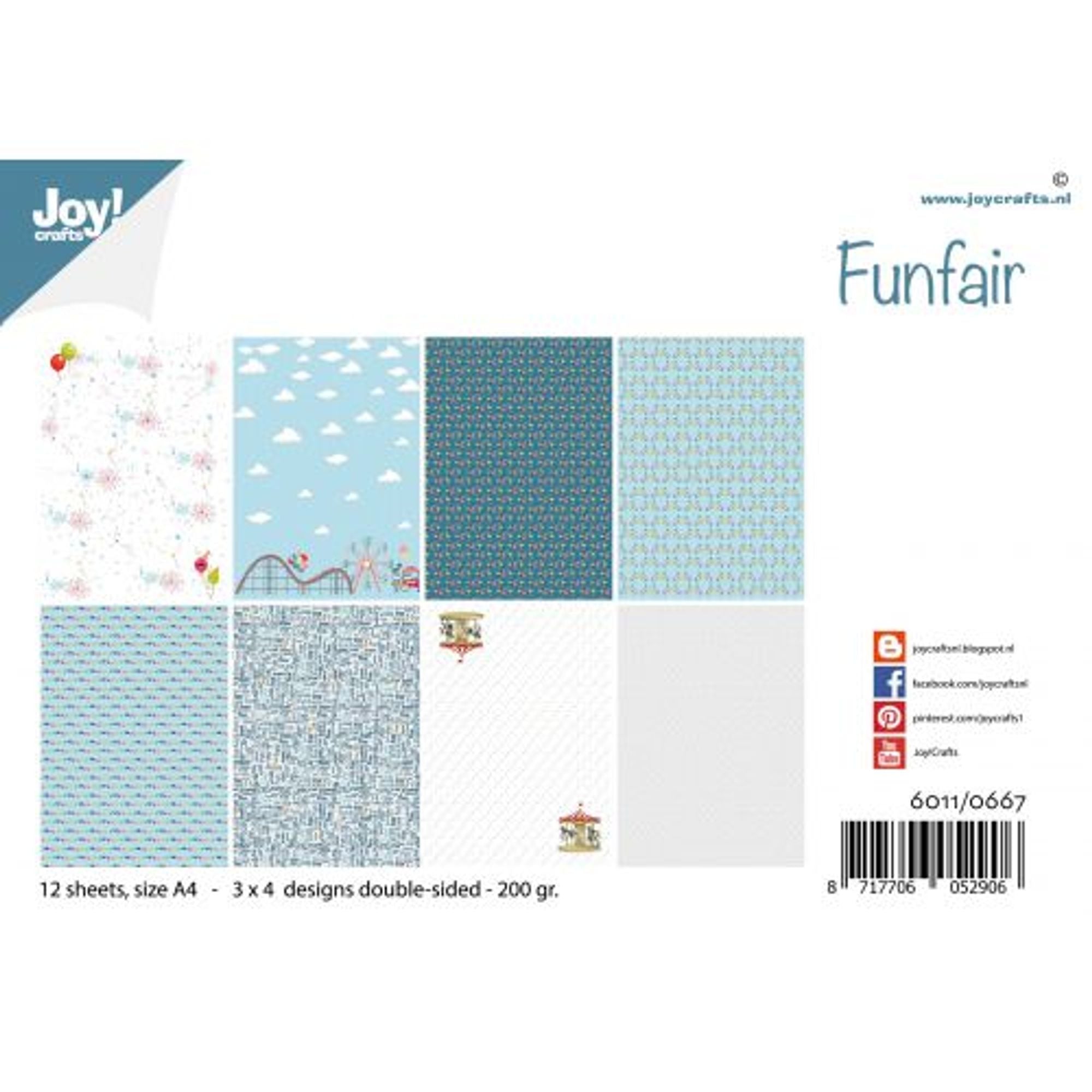 Joy! Crafts A4 Papers - Funfair
