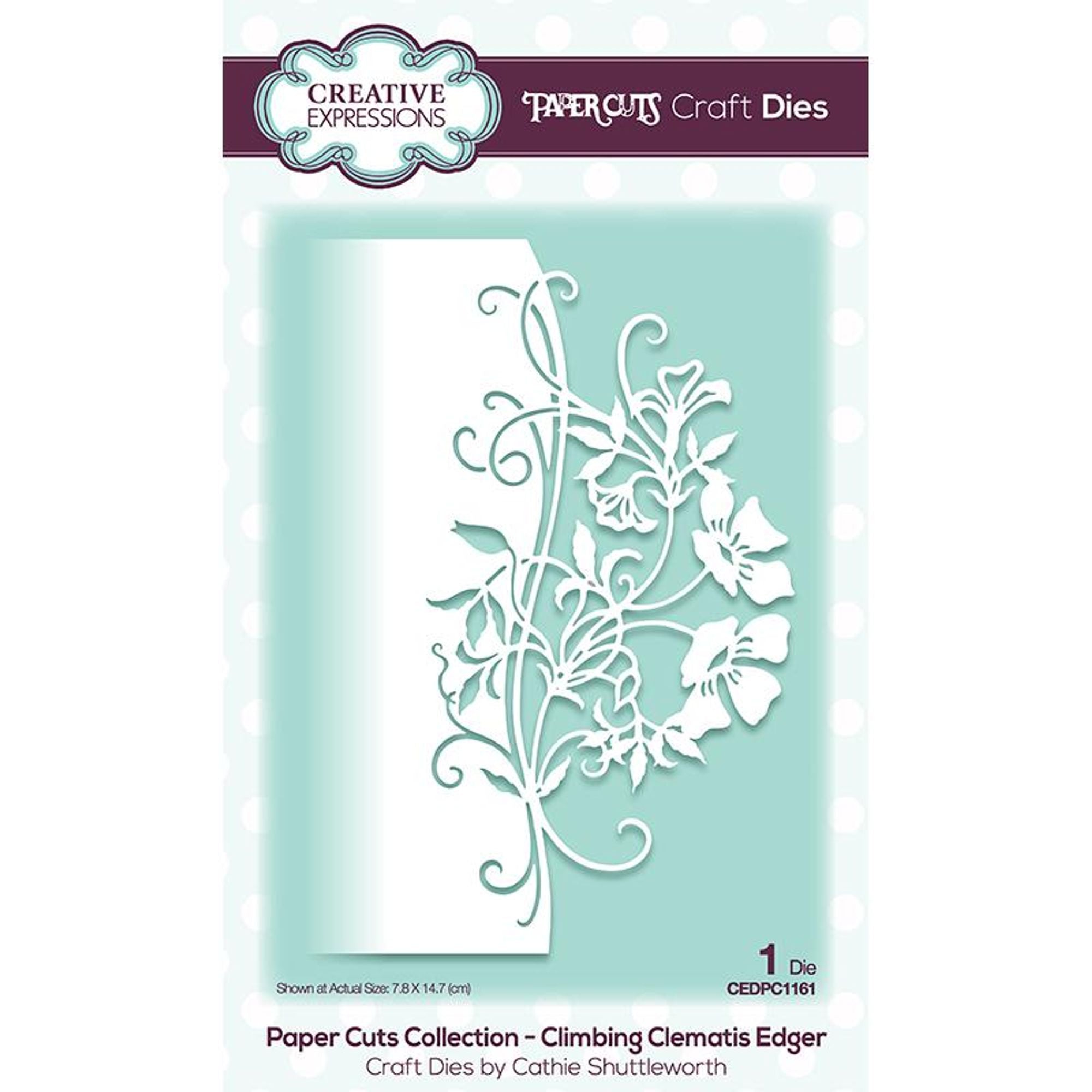 Creative Expressions Paper Cuts Edger Climbing Clematis Craft Die