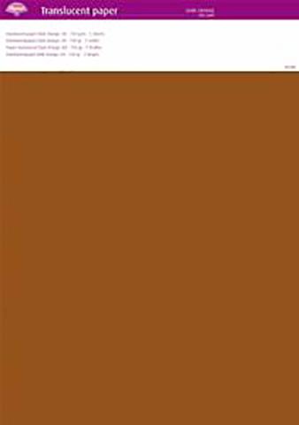 Parchment Paper - Dark Orange (5 sheets)