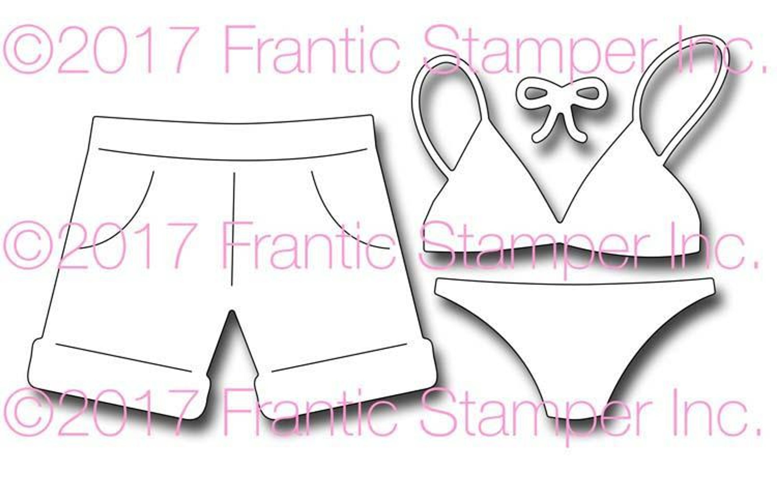 Frantic Stamper Precision Die - Swimsuits