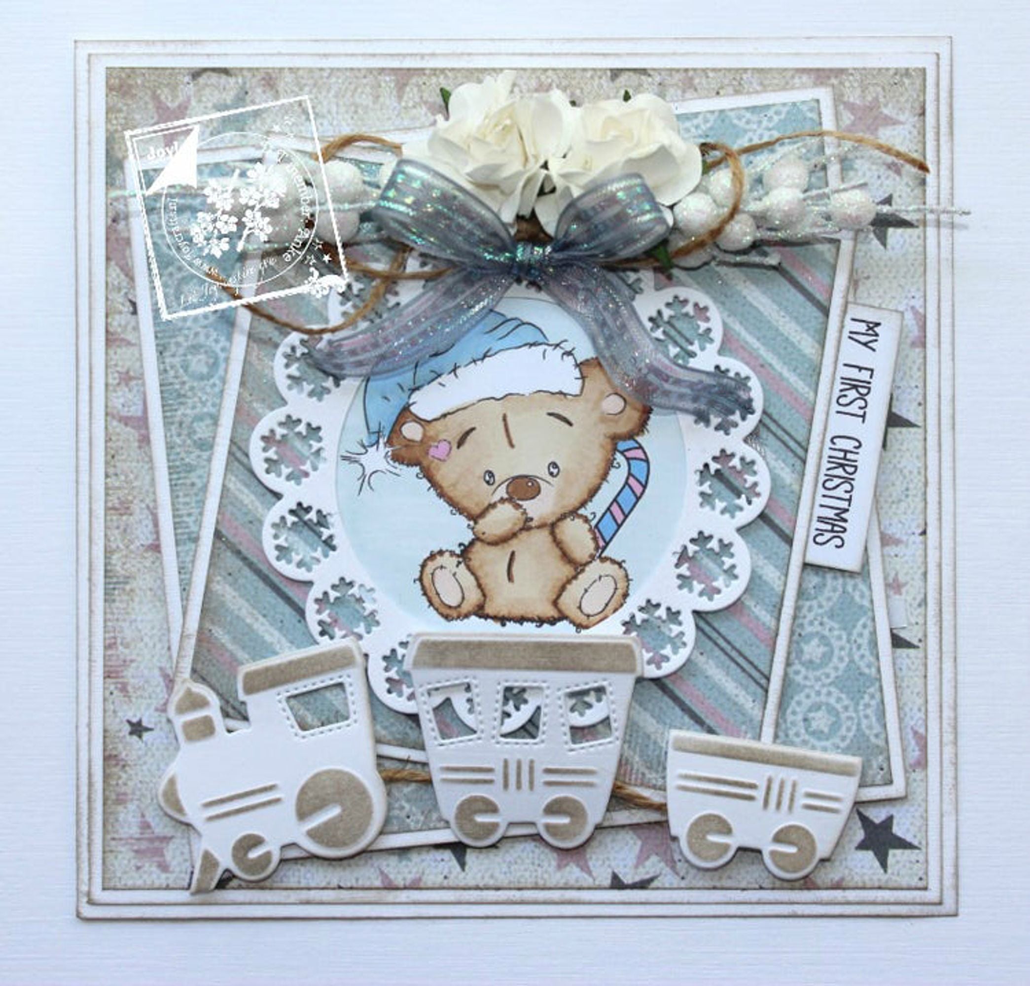 Joy Crafts Stamp - Teddy Bear Christmas