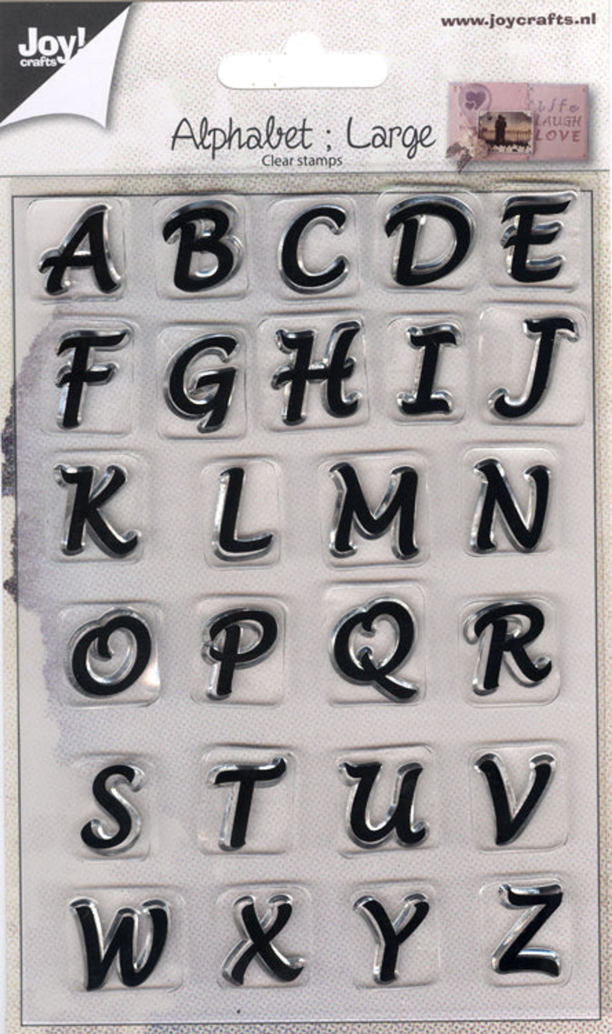 Joy Crafts - Clear Stamp Set - Alphabet Uppercase