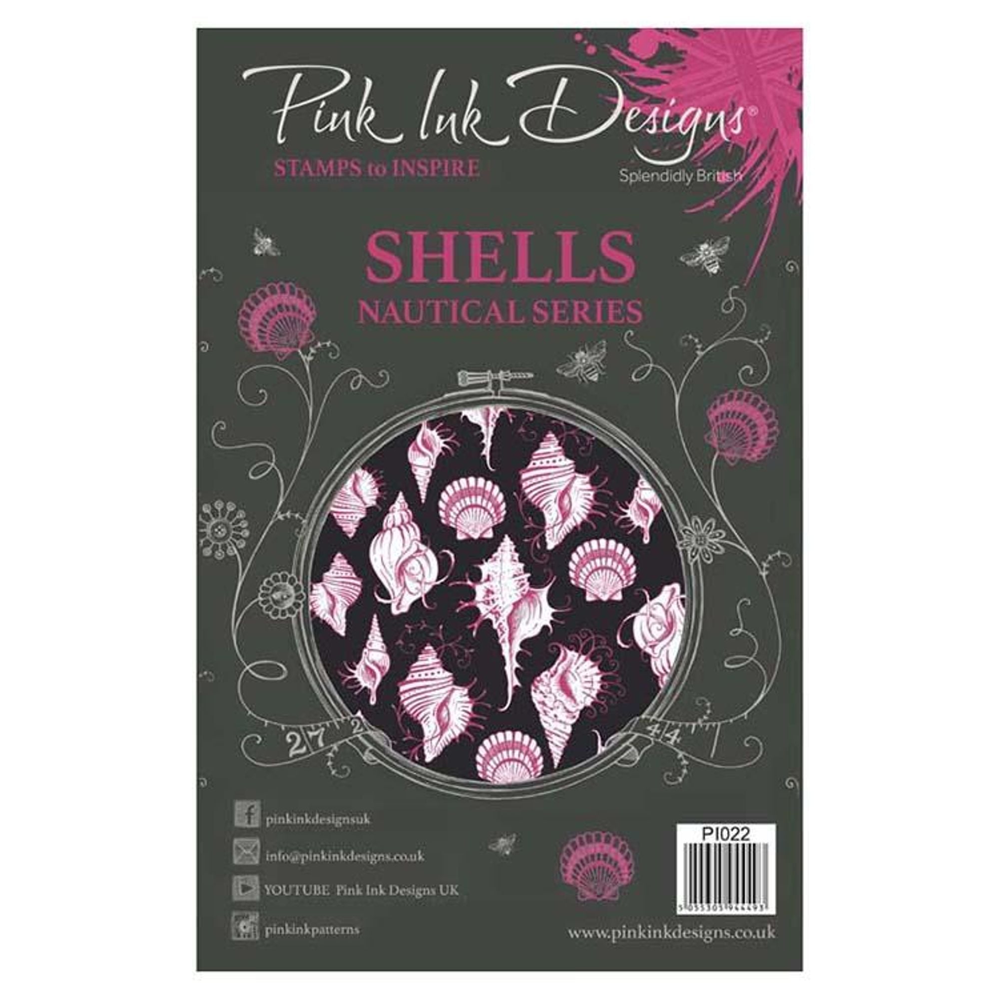 Pink Ink Designs A5 Clear Stamp Shells