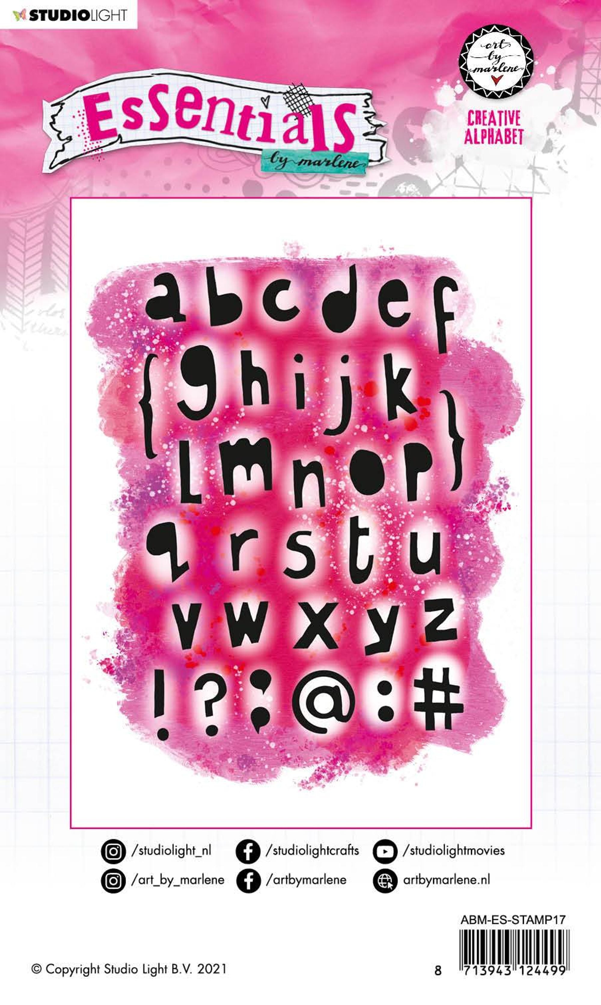 ABM Cling Stamp Creative Alphabet Essentials 148x210mm nr.17