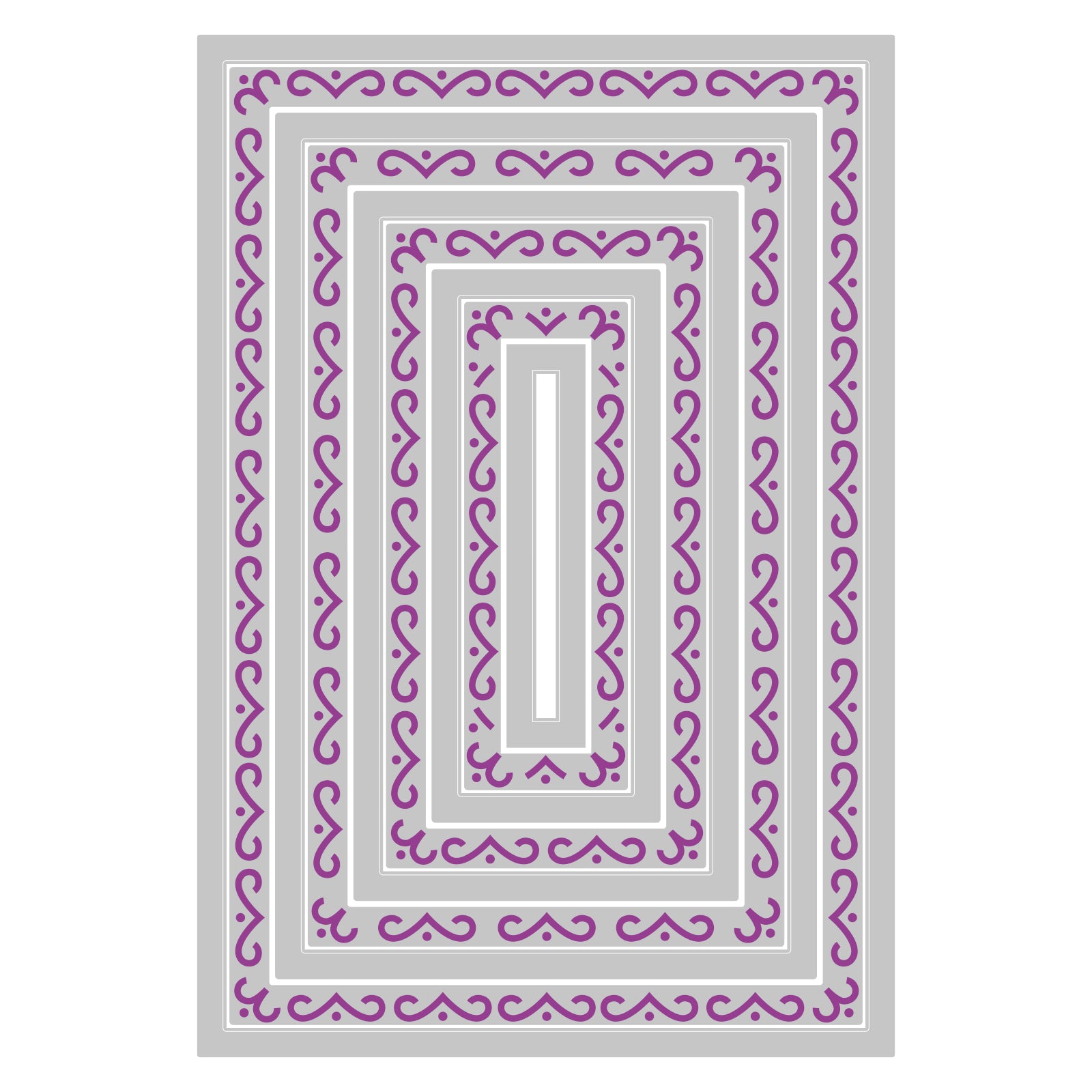 Sizzix Framelits Die Set 9PK Fanciful Framelits Renee Deco Rectangles by Stacey