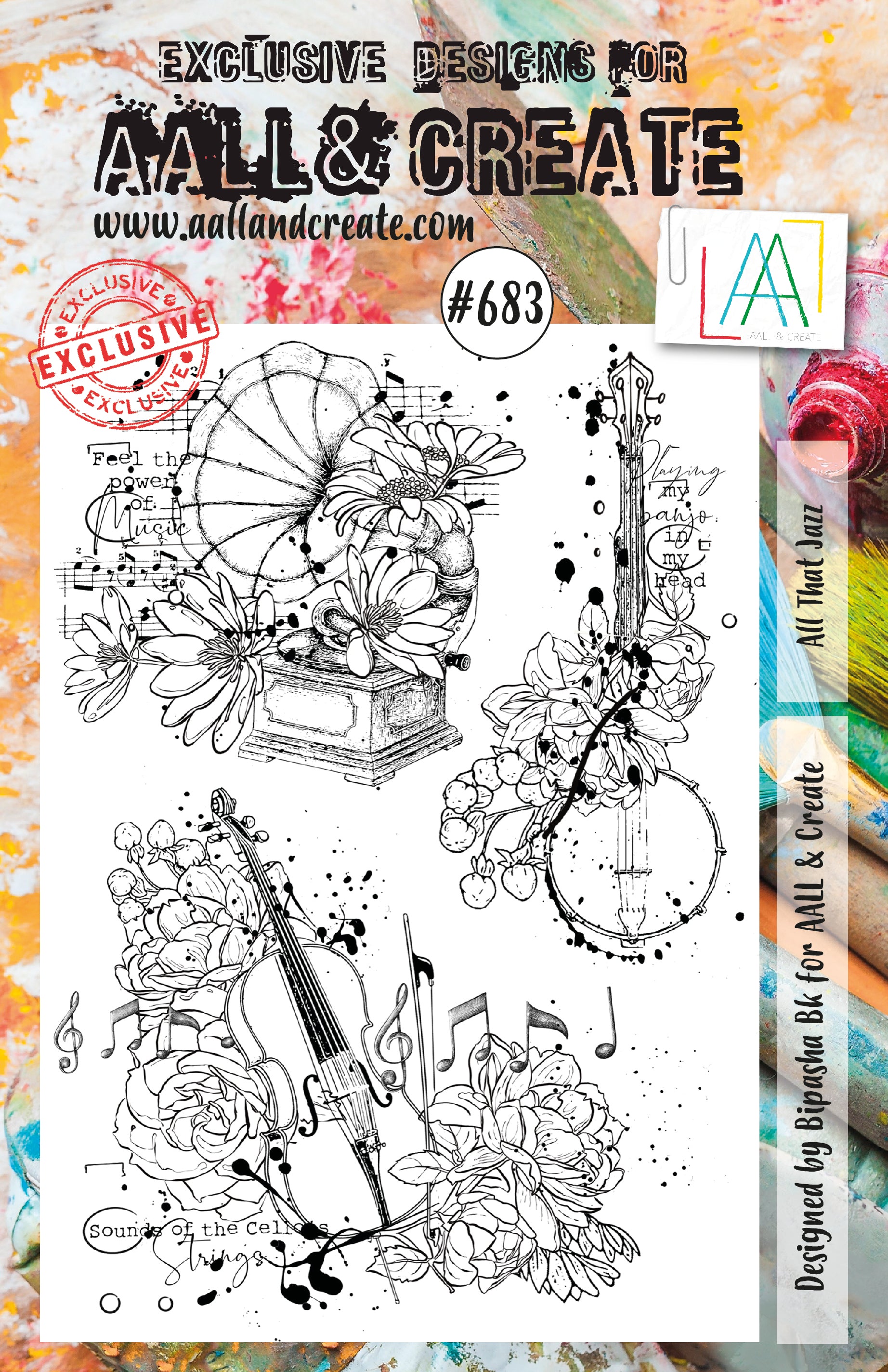 AALL and Create Stamp Set - 683 -  All That Jazz