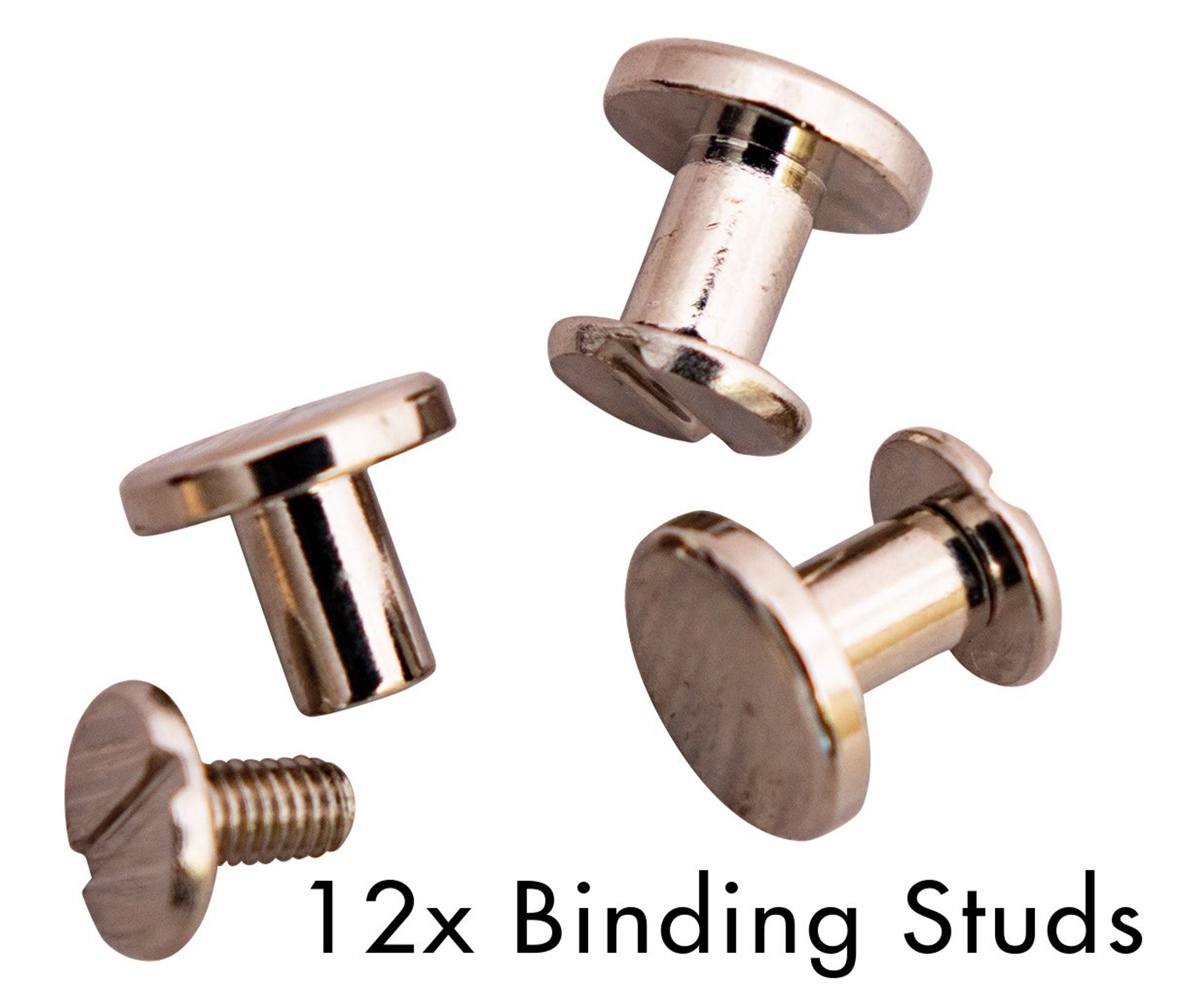 SL Binding Studs Silver Planner Essentials 9x9x7mm 12 PC nr.03