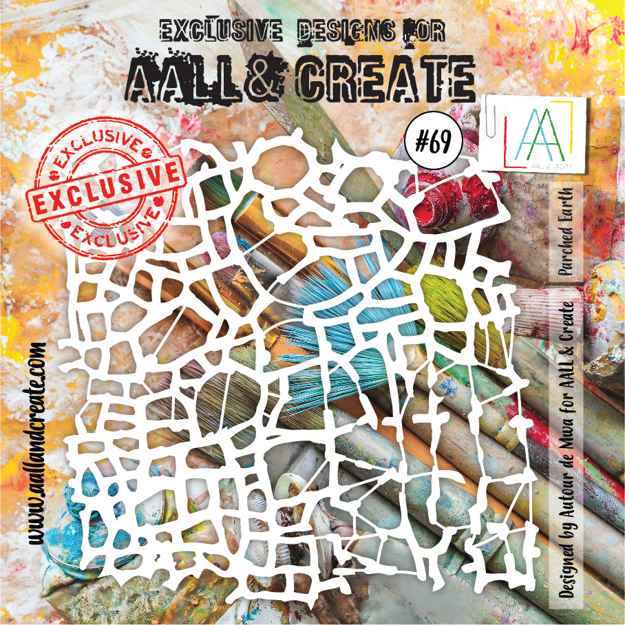 AALL and Create Stencil - 069 - Parched Earth