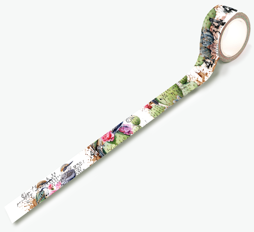 AALL and Create #69 - Washi Tape - Prickly Blooms