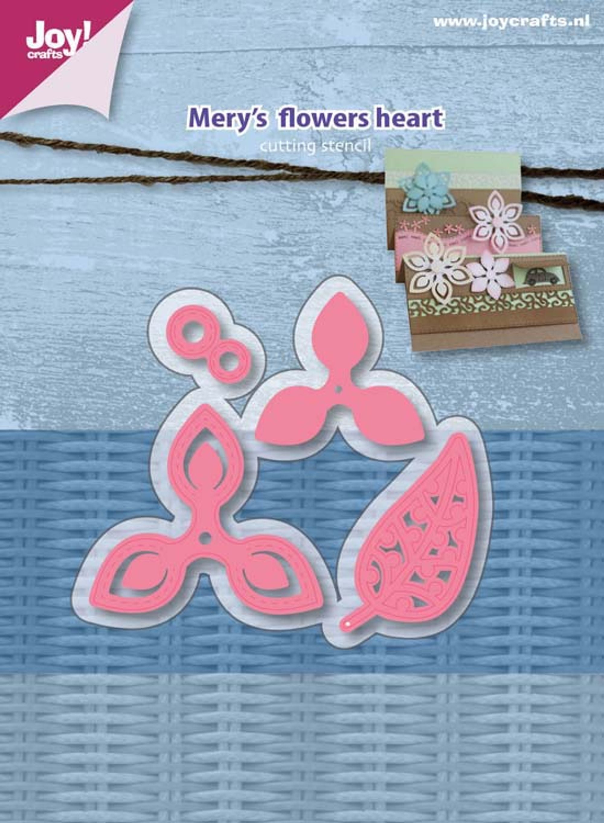Joy! Crafts Die - Mery's Flowers heart  (4)
