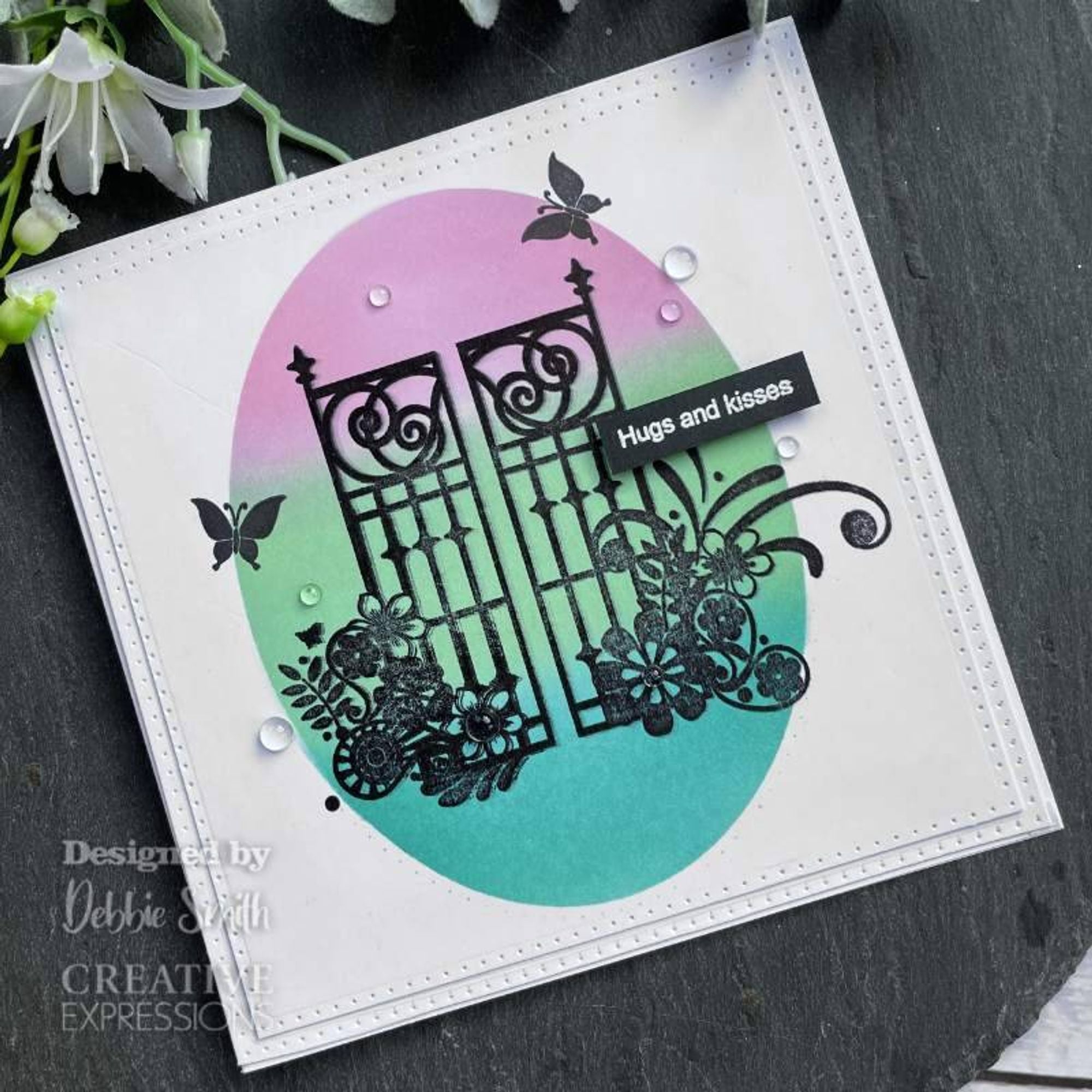 Creative Expressions Designer Boutique Walk On In 6 in x 4 in Clear Stamp Set