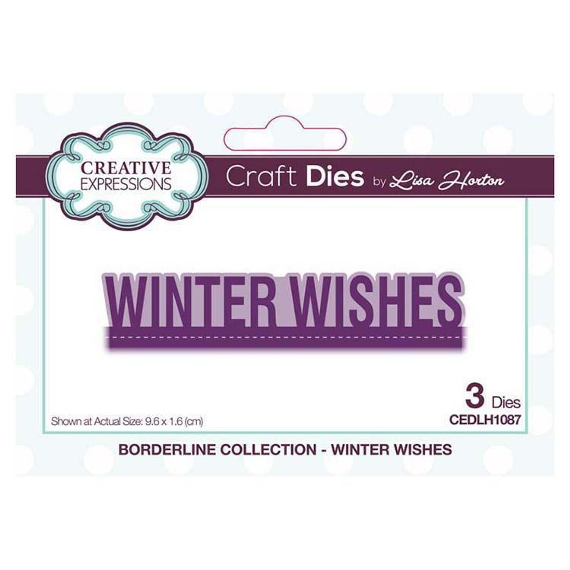Creative Expressions Borderline Winter Wishes Craft Die