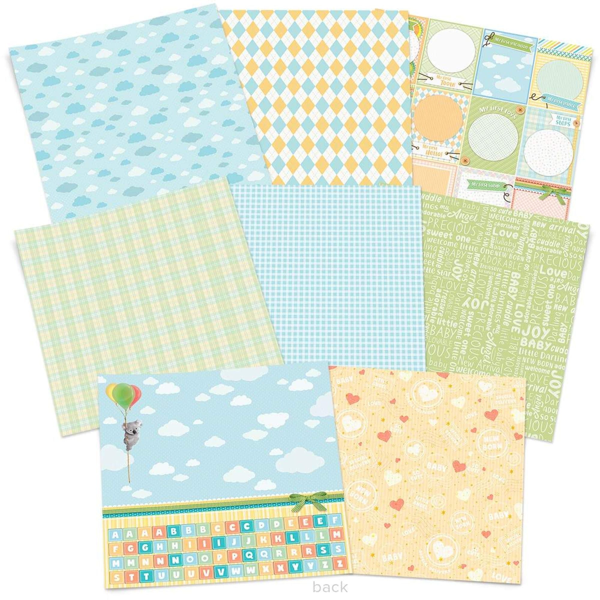 Ciao Bella My First Year Patterns Pad 12"x12" 8/Pkg