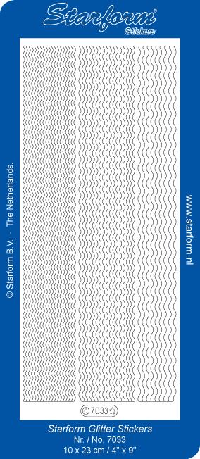 Deco Stickers - Wavy Lines Borders