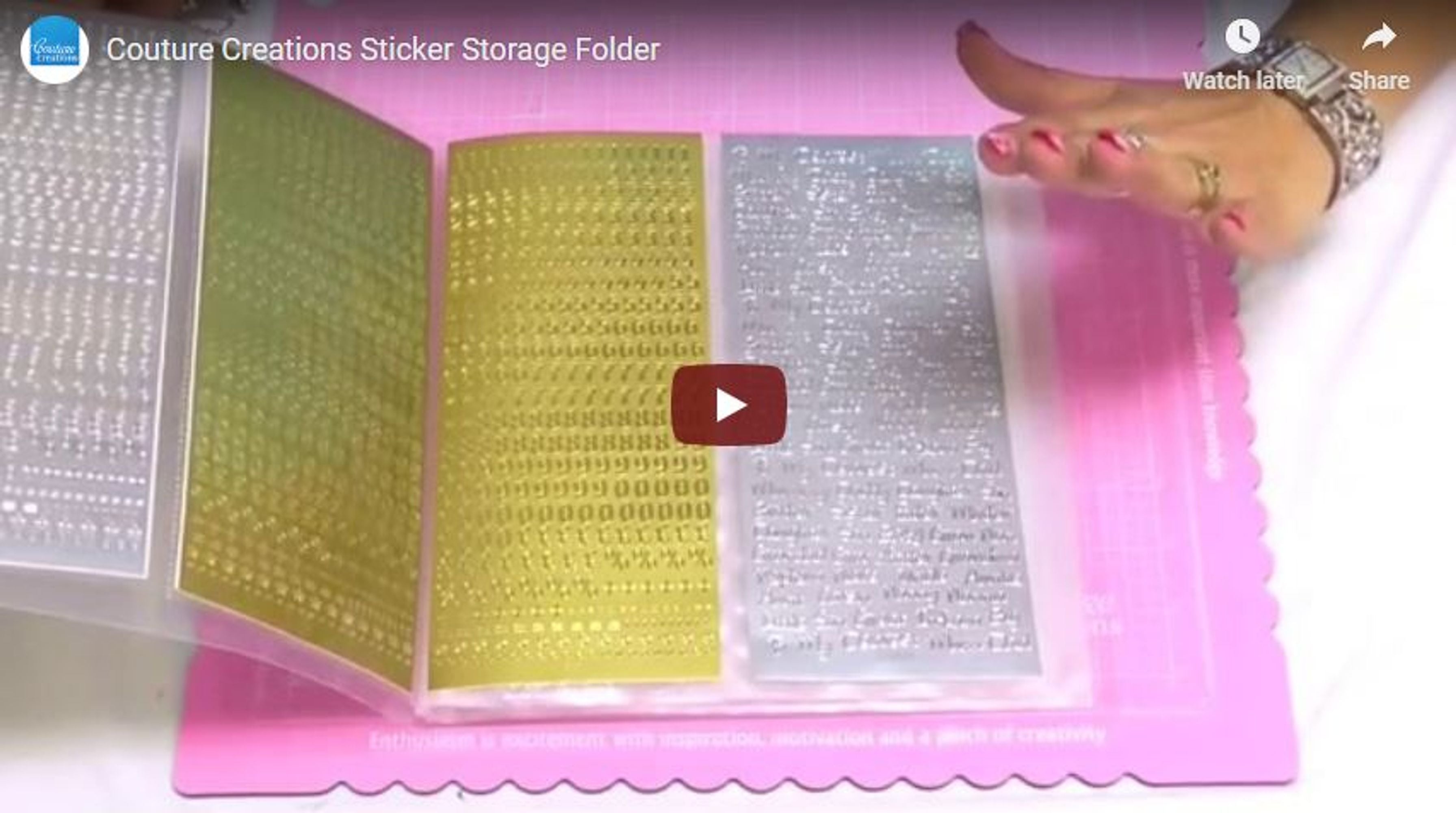 WestonBoxes - Plastic Peel Off Sticker Sheet Storage Box for arts