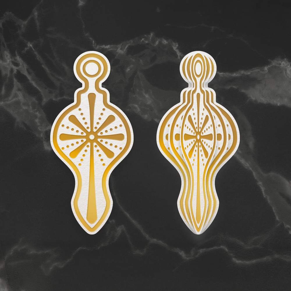 Couture Creations Star Bauble Cut, Foil and Emboss Die (CO727009)