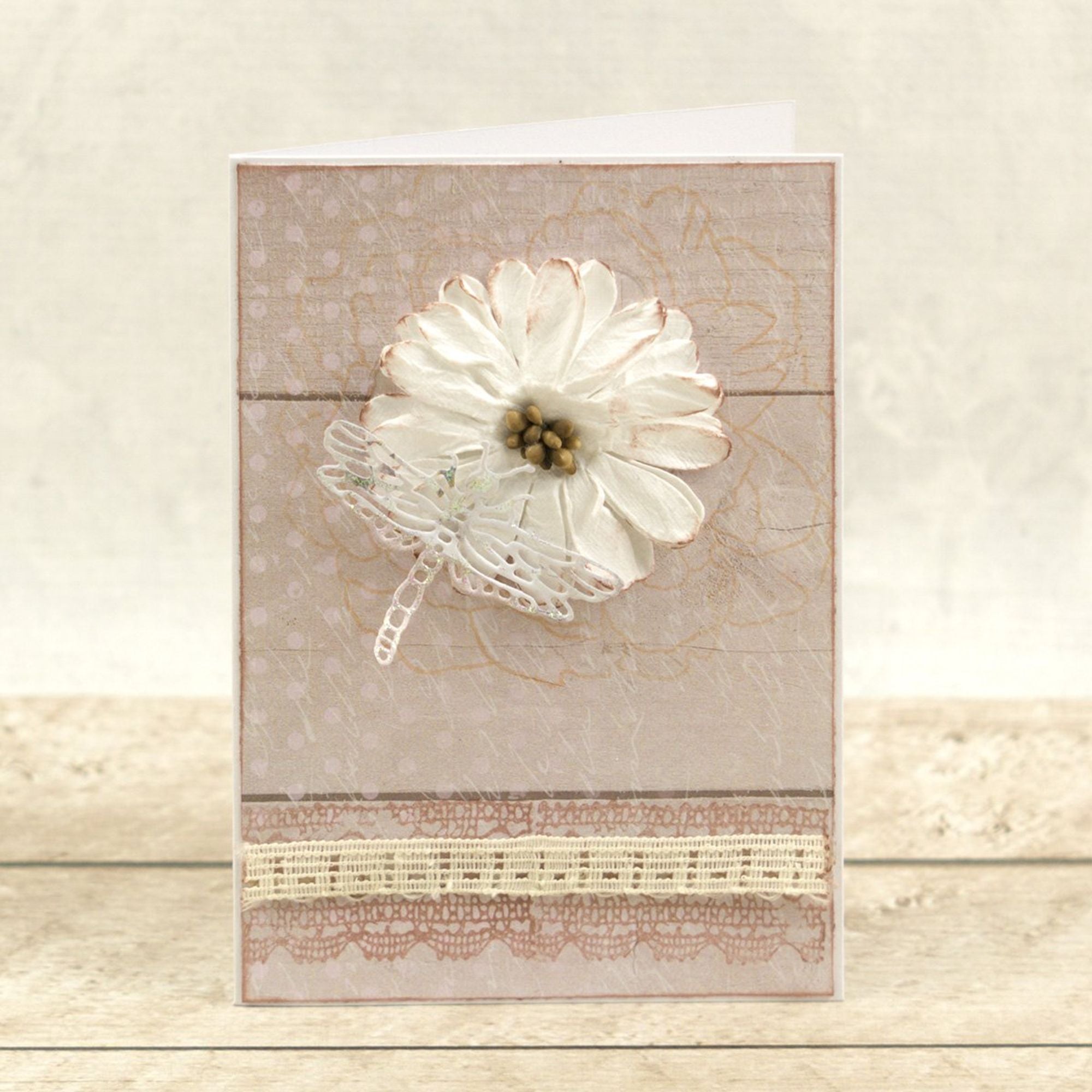 Couture Creations Peaceful Peonies Mini Stamp Lacey