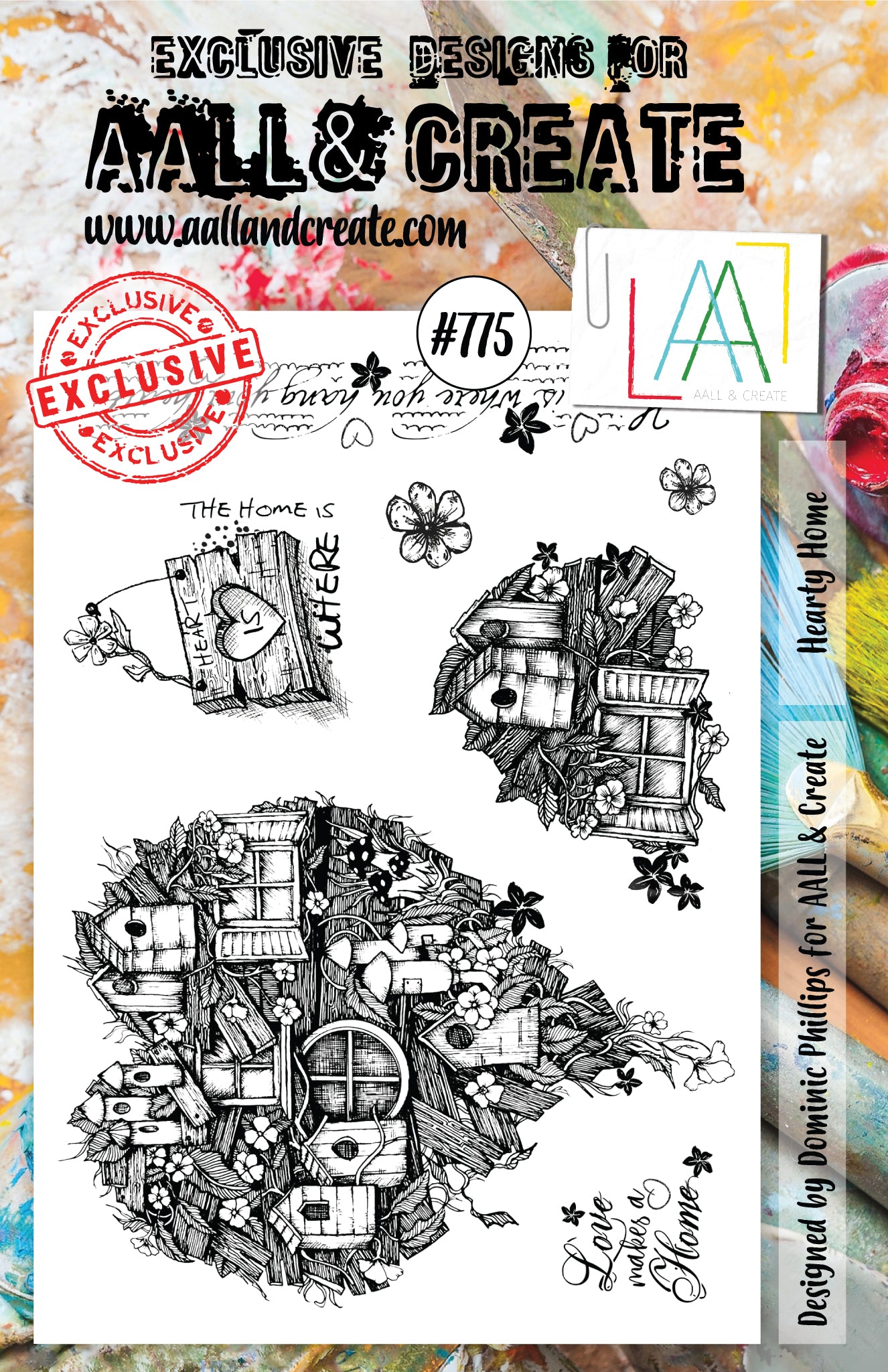AALL and Create Stamp Set - 775 - Hearty Home