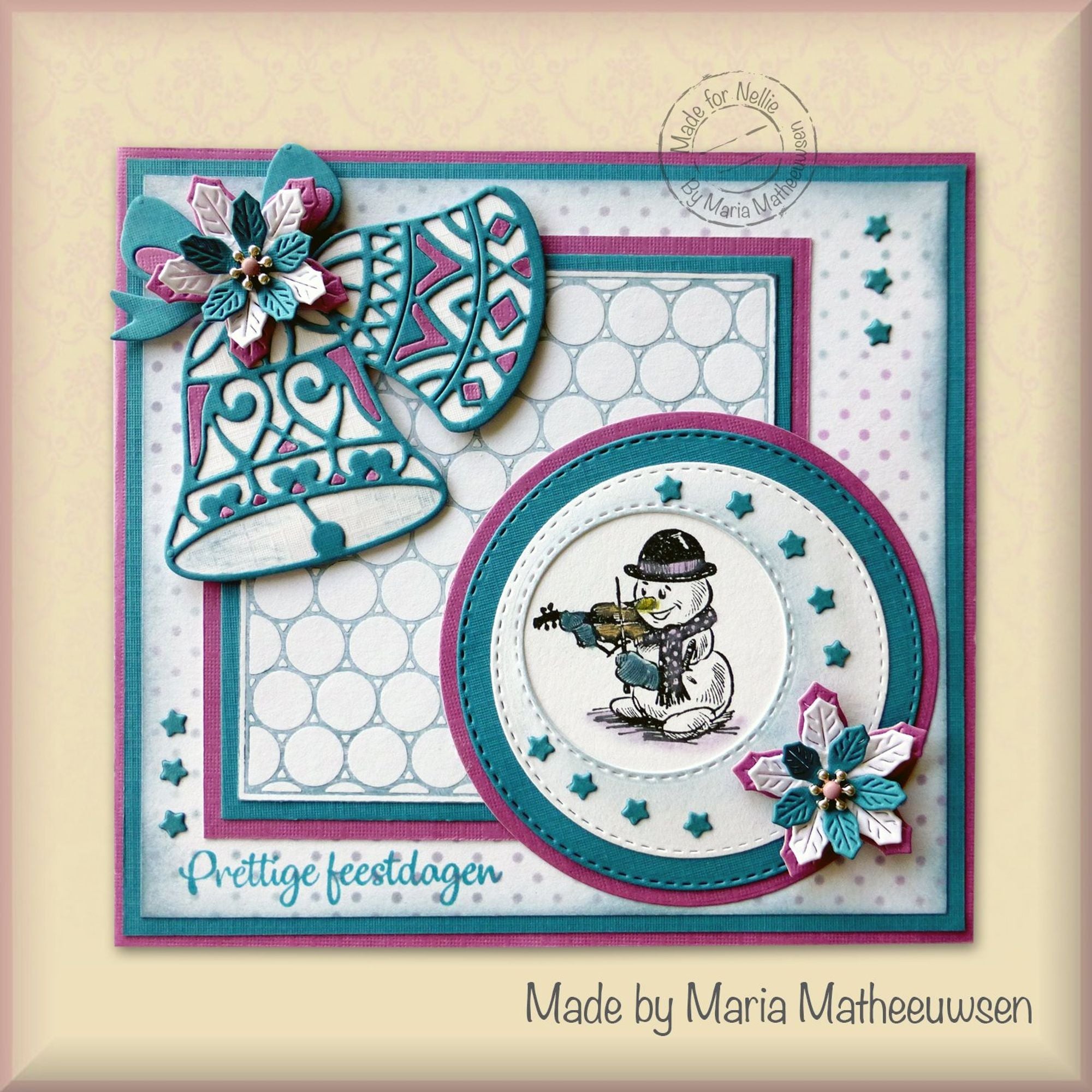 Nellie's Choice Stamping Die Square - Blubbles