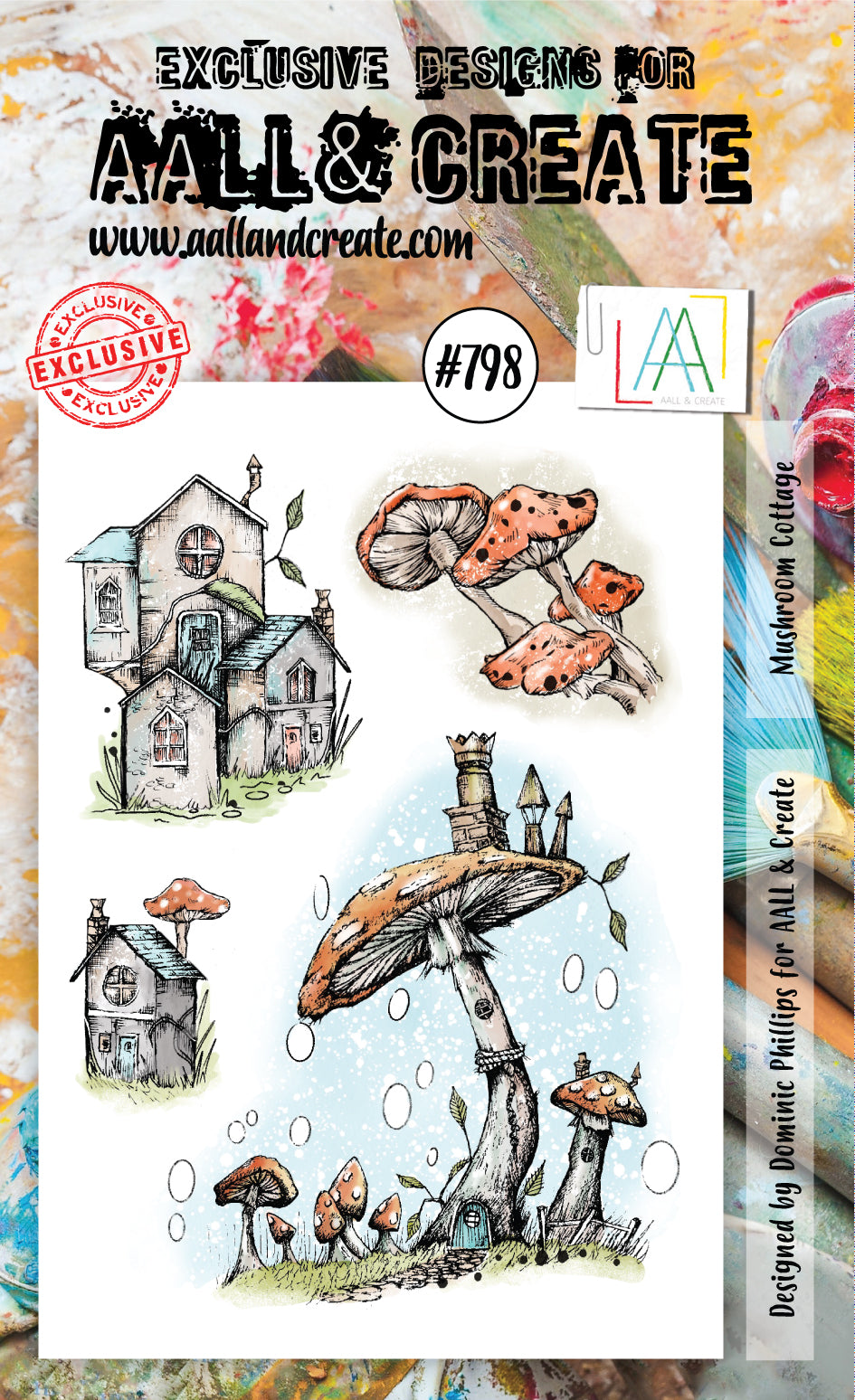AALL and Create Stamp Set - 798 - Mushroom Cottage