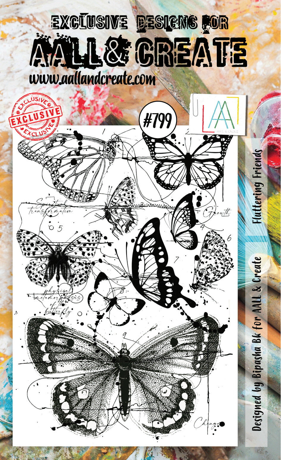 AALL and Create Stamp Set - 799 - Fluttering Friends