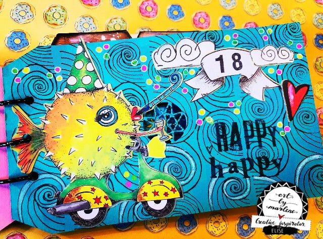 Art by MarleneClear Stamp Marlene's World nr.67