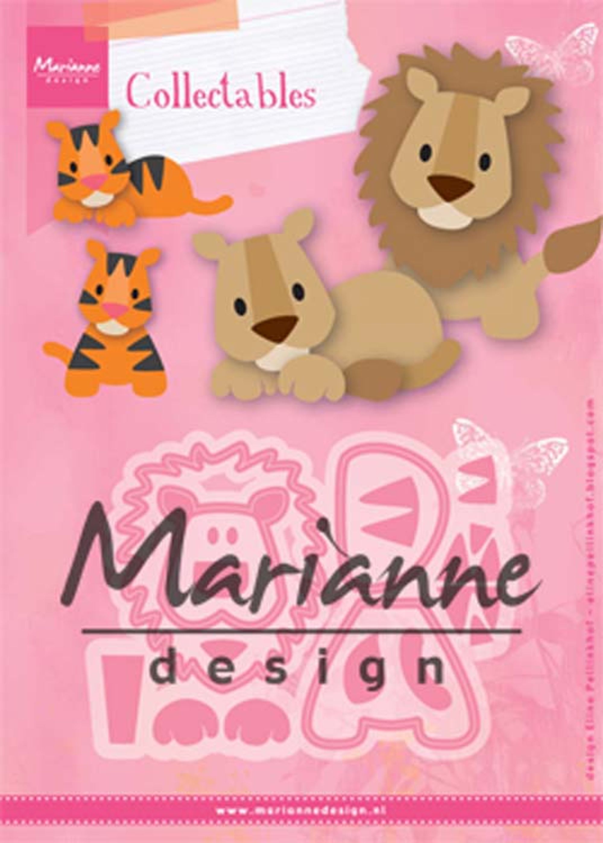 Marianne Design Collectables Eline's Lion/Tiger