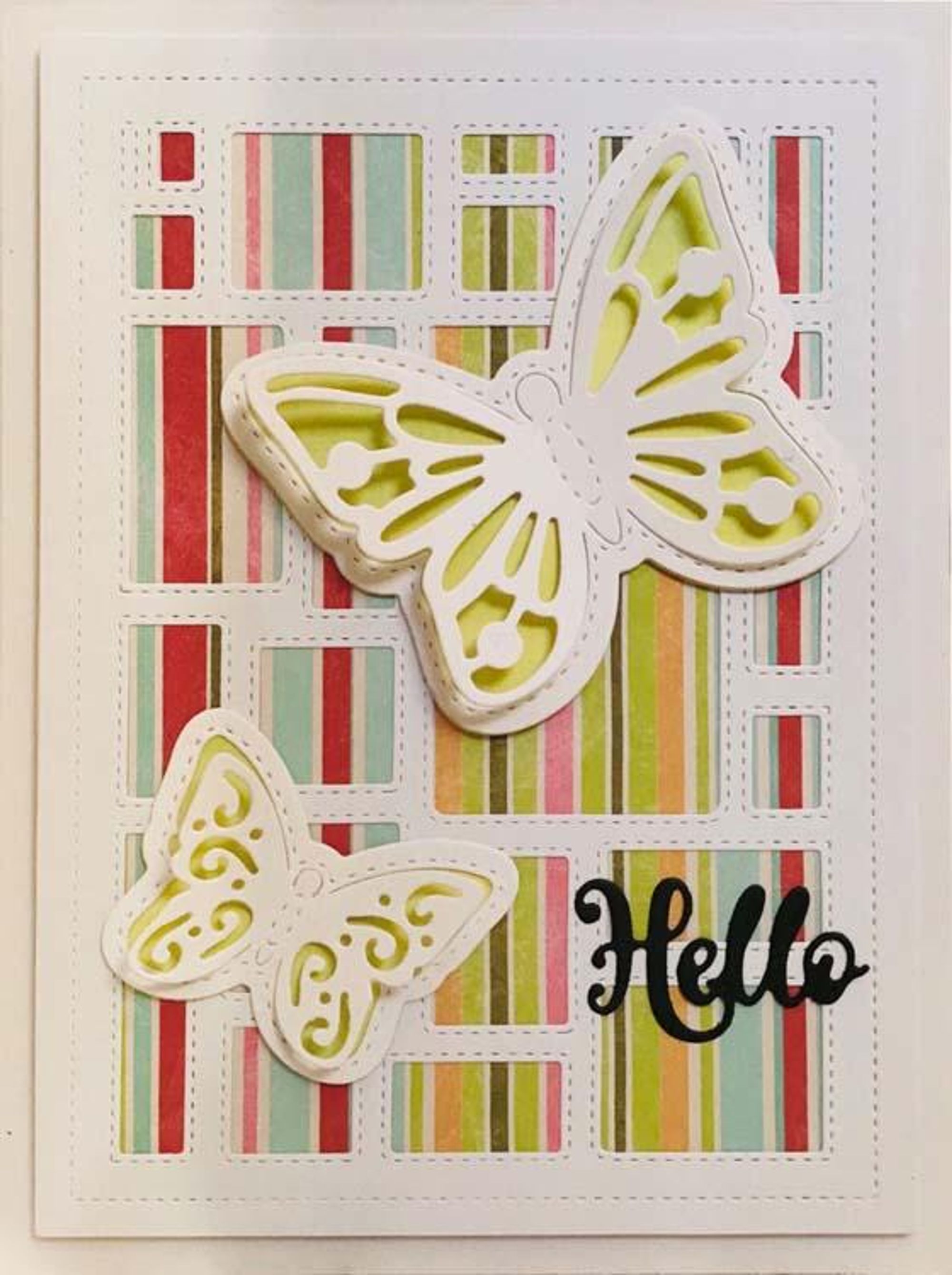 Background Collection Stitched Boxes Craft Die