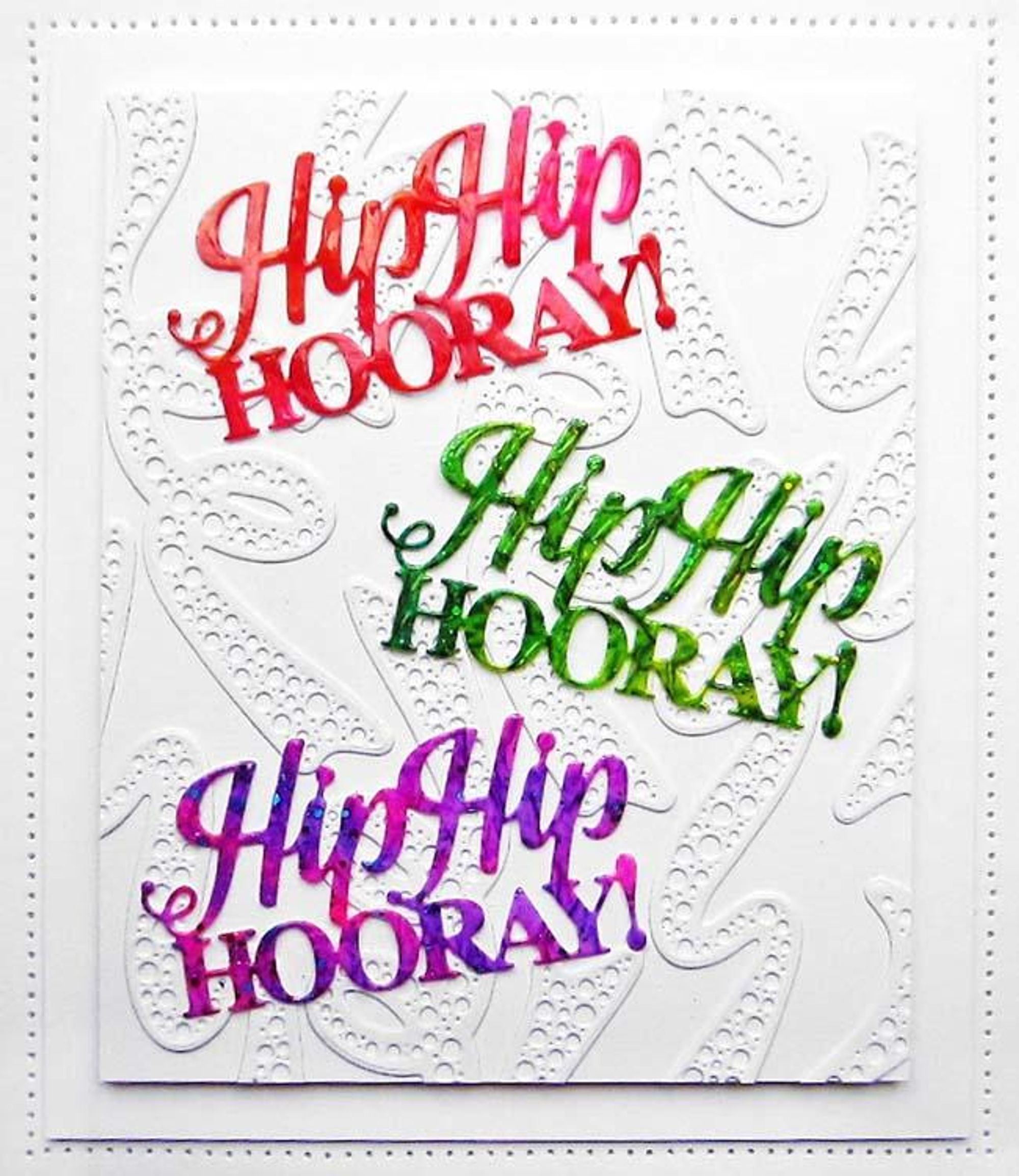 Dies by Sue Wilson Noble Expressions Collection  Hip Hip Hooray Craft Die