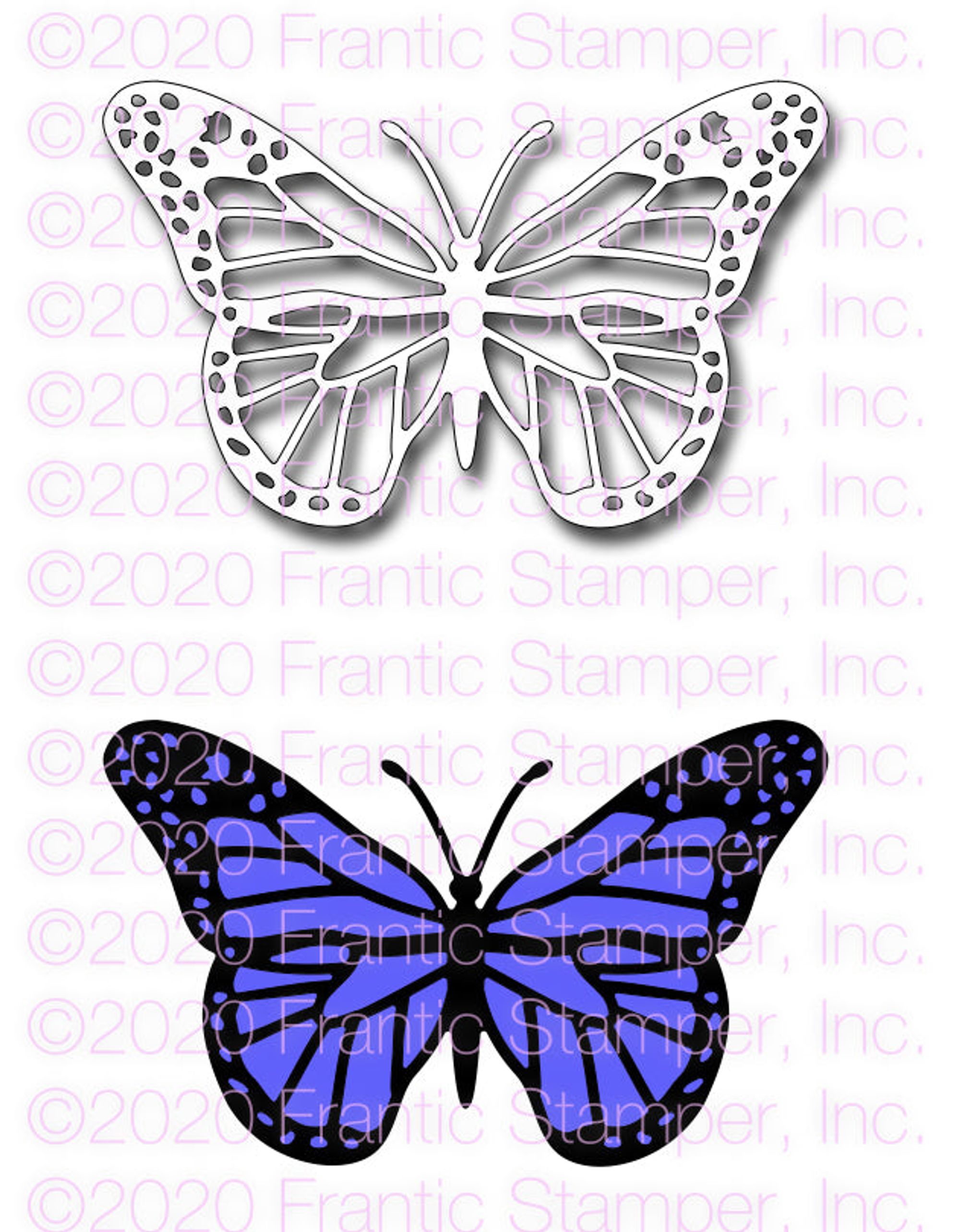 Frantic Stamper Precision Die - Viceroy Butterfly
