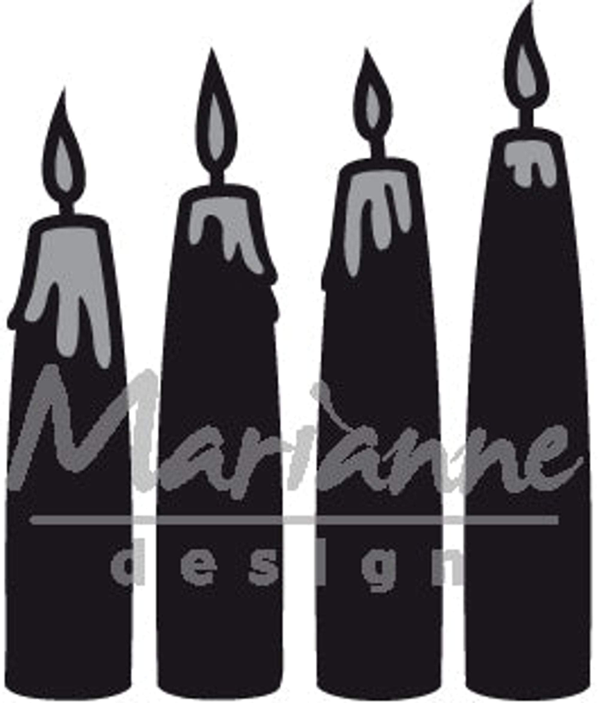 Marianne Design Craftables Advent Candles