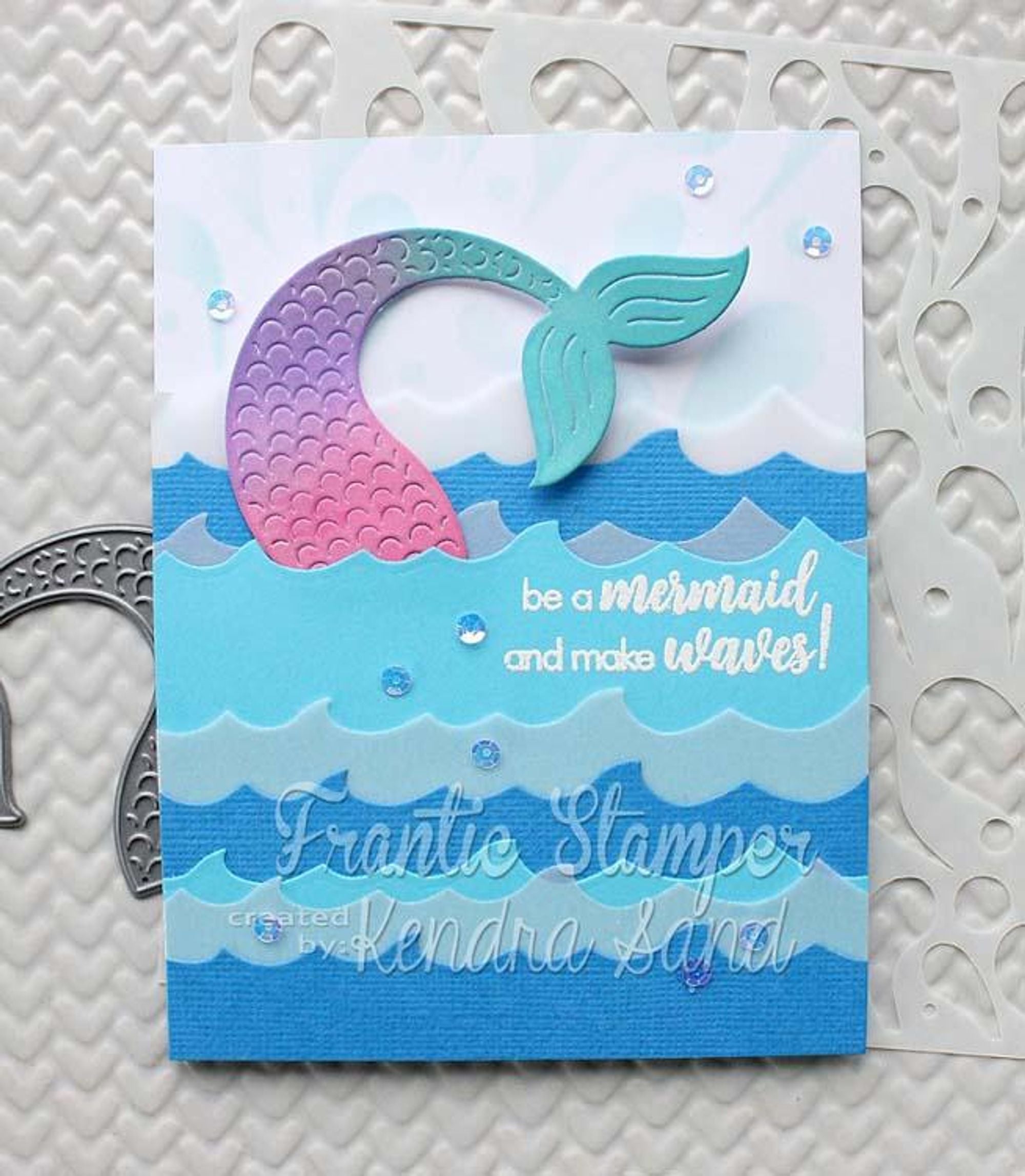 Frantic Stamper Precision Die - Mermaid Tail