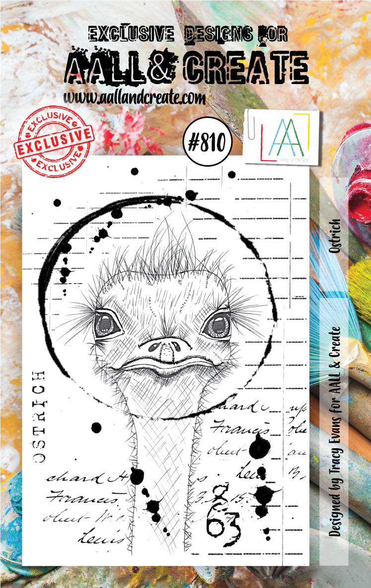 AALL and Create Stamp Set - 810 - Ostrich