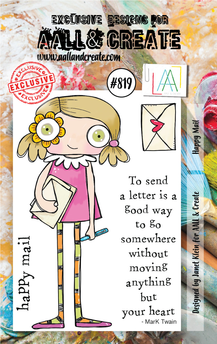 AALL and Create Stamp Set - 819 - Happy Mail