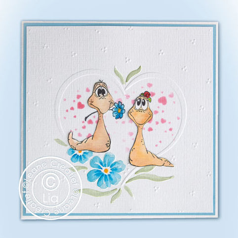 Stencil Small Hearts