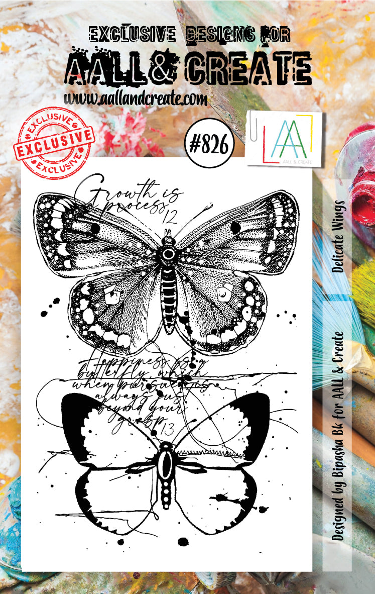 AALL and Create Stamp Set - 826 -Delicate Wings