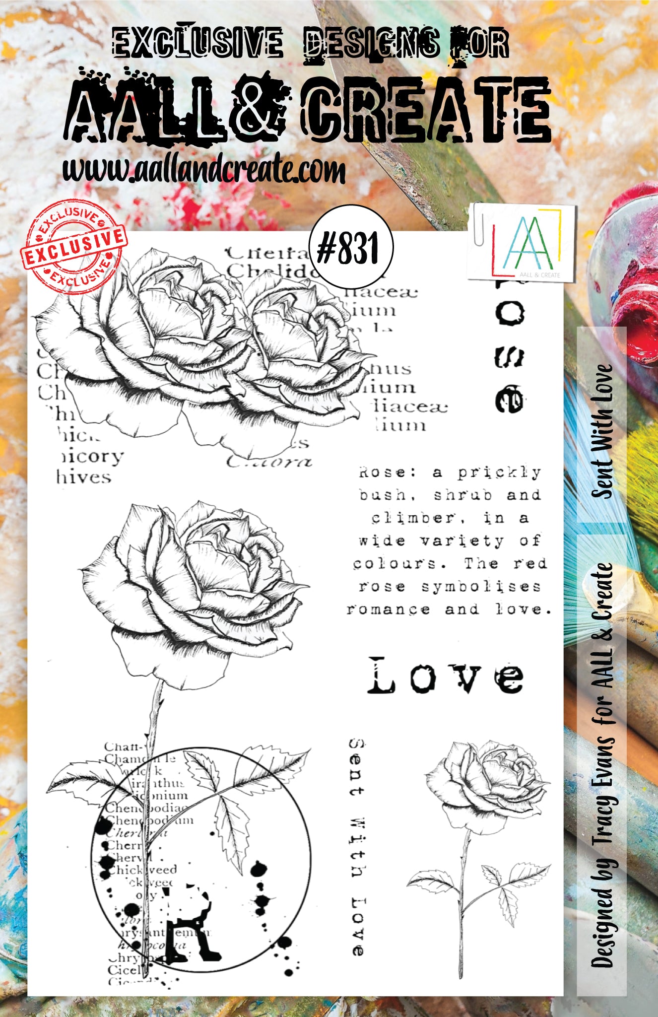 AALL and Create Stamp Set - 831 - Sent With Love