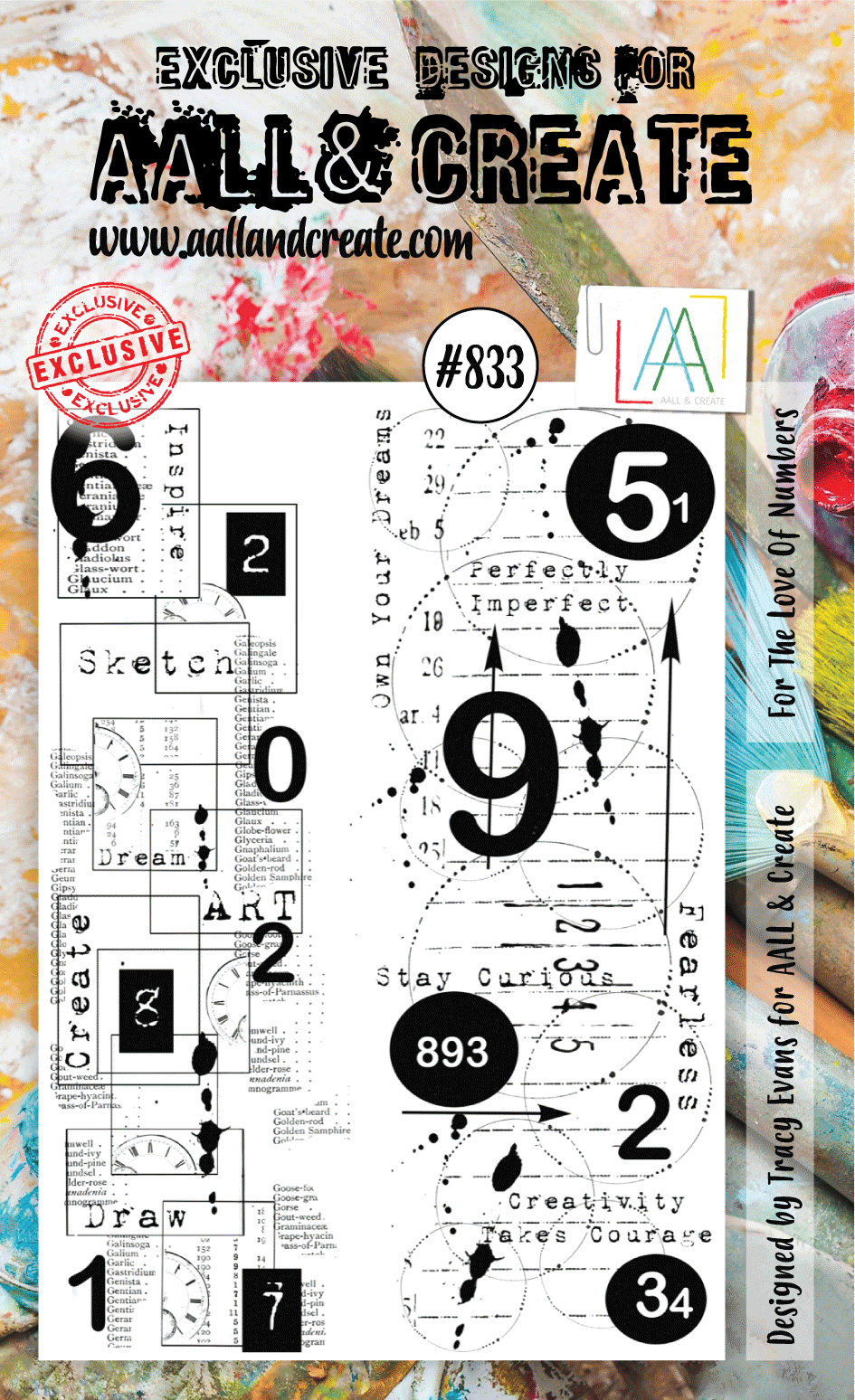 AALL and Create Stamp Set - 833 - For the Love of Numbers