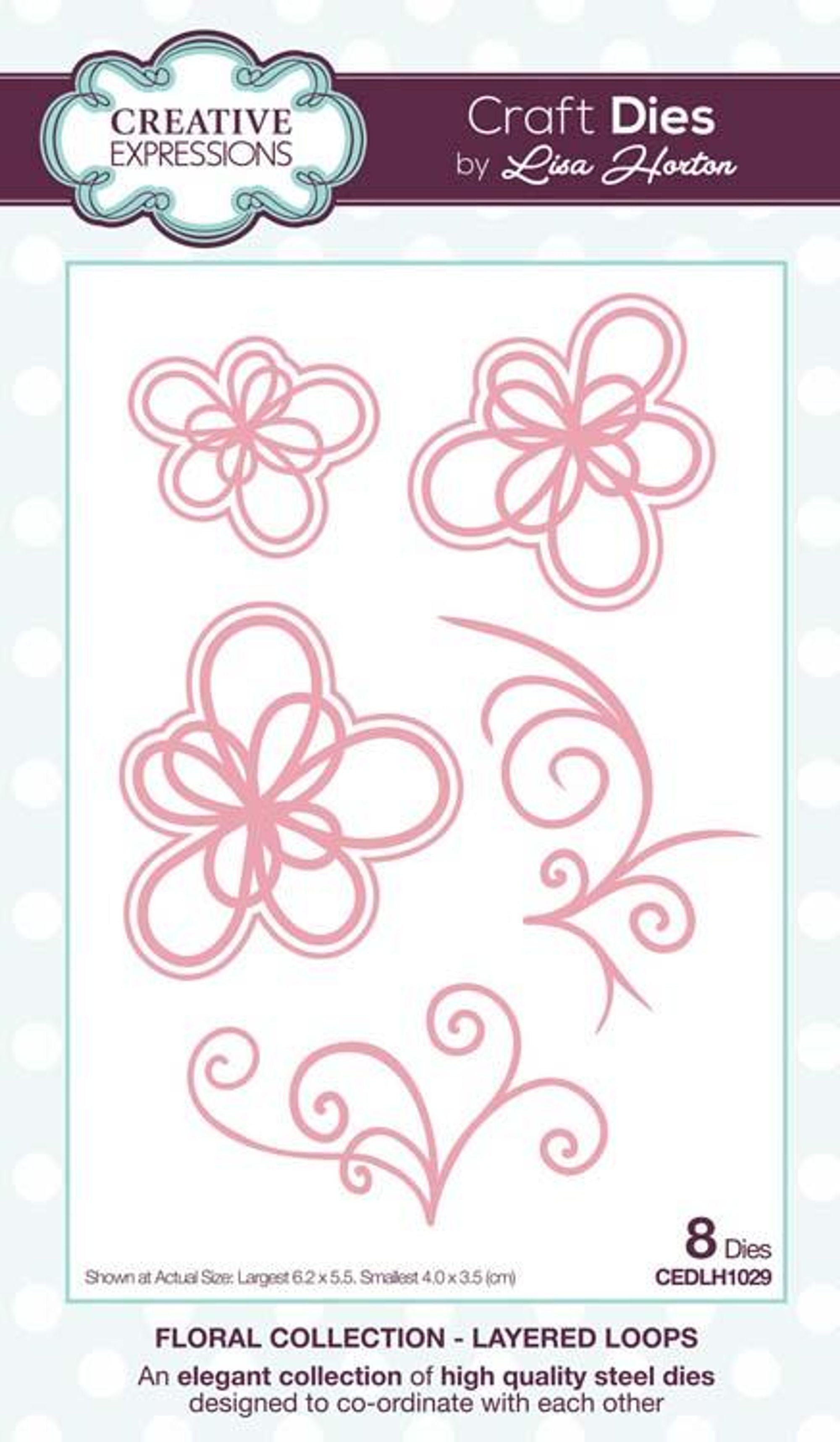 Floral Collection Layered Loops Craft Die
