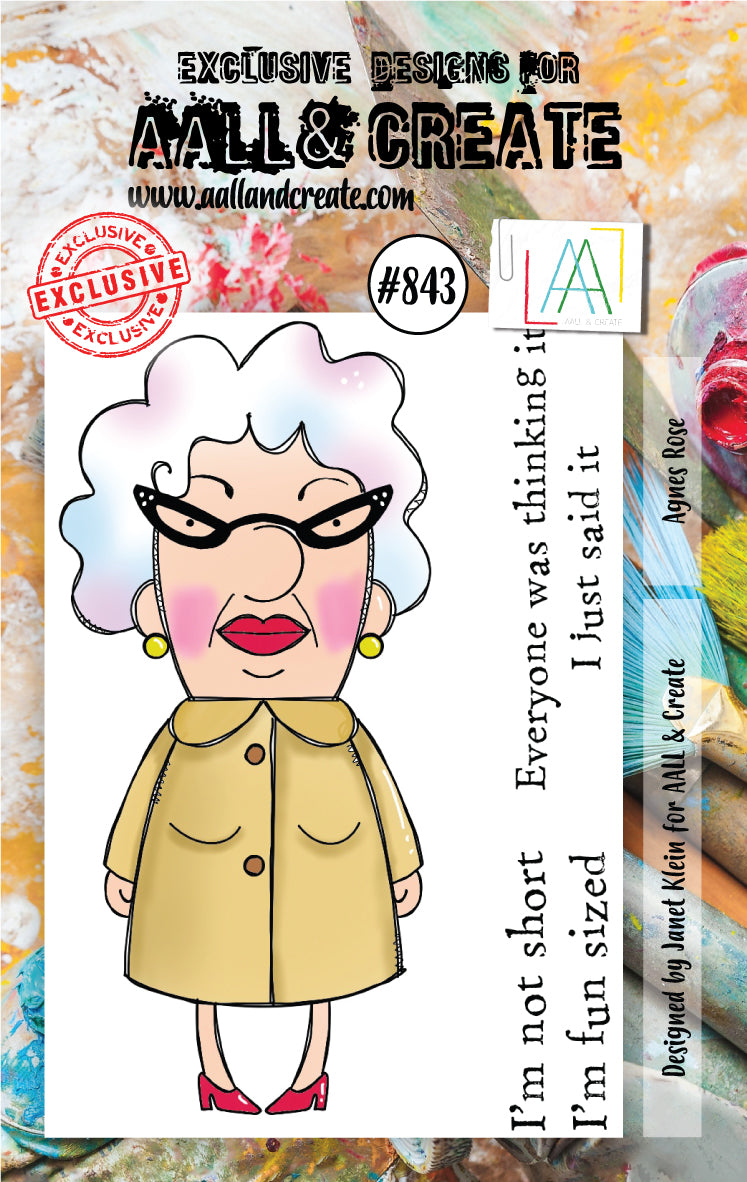 AALL and Create Stamp Set - 843 - Agnes Rose