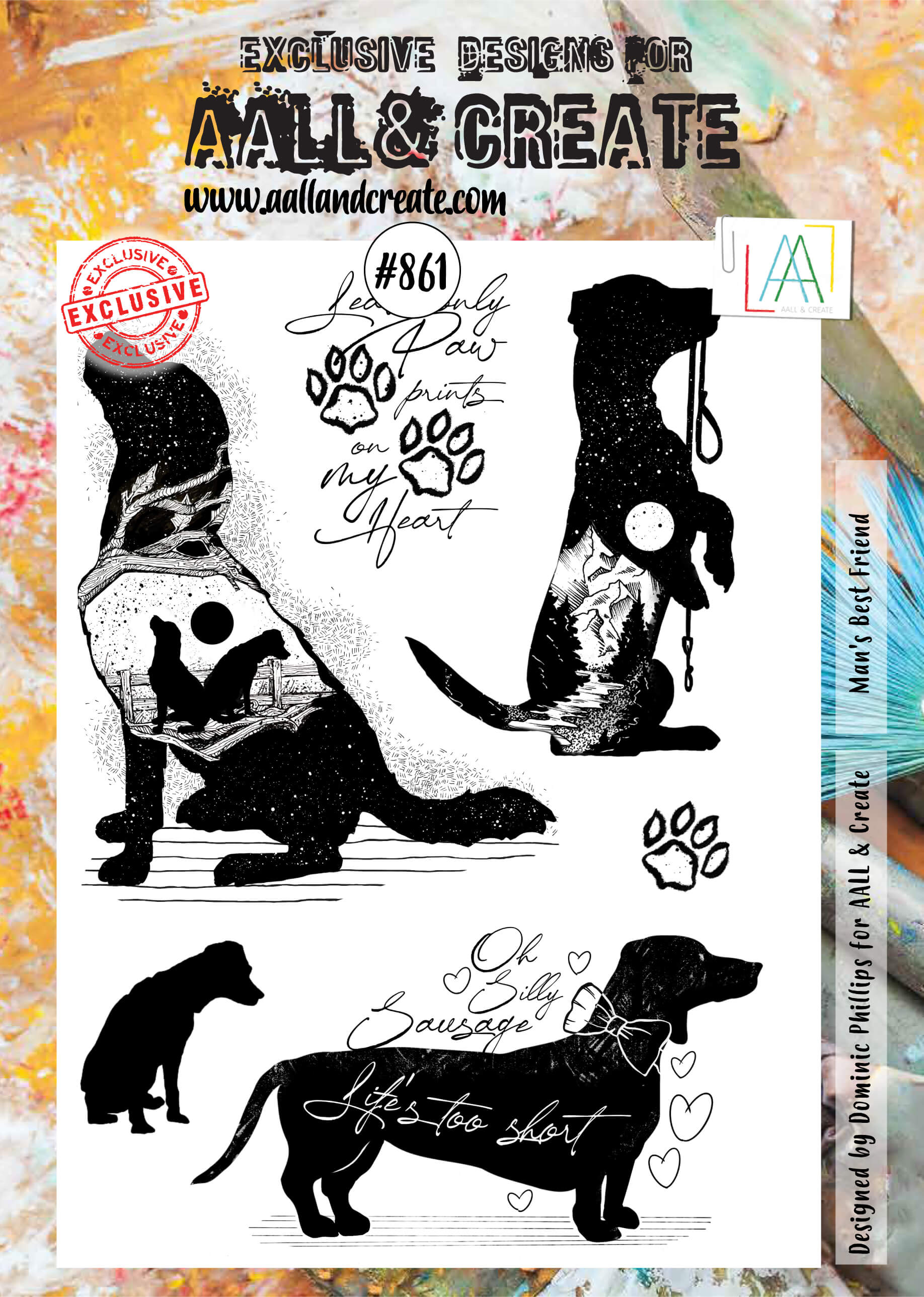 AALL and Create Stamp Set -861 - Man's Best Friend