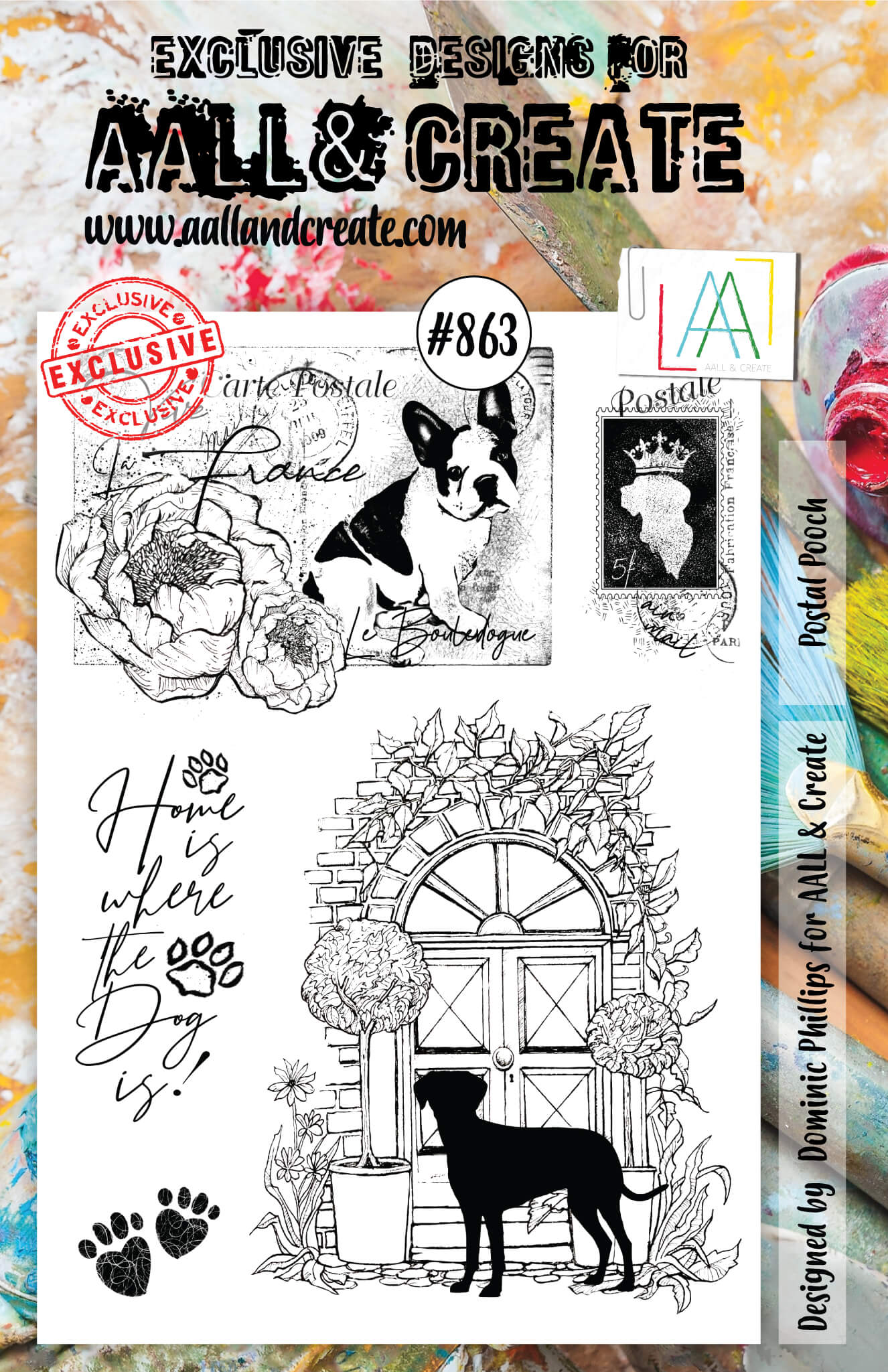 AALL and Create Stamp Set -863 - Postal Pooch