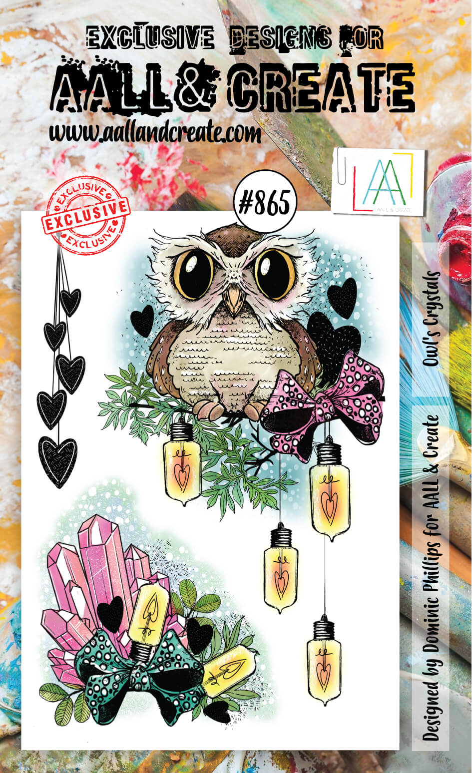 AALL and Create Stamp Set -865 - Owl's Crystals