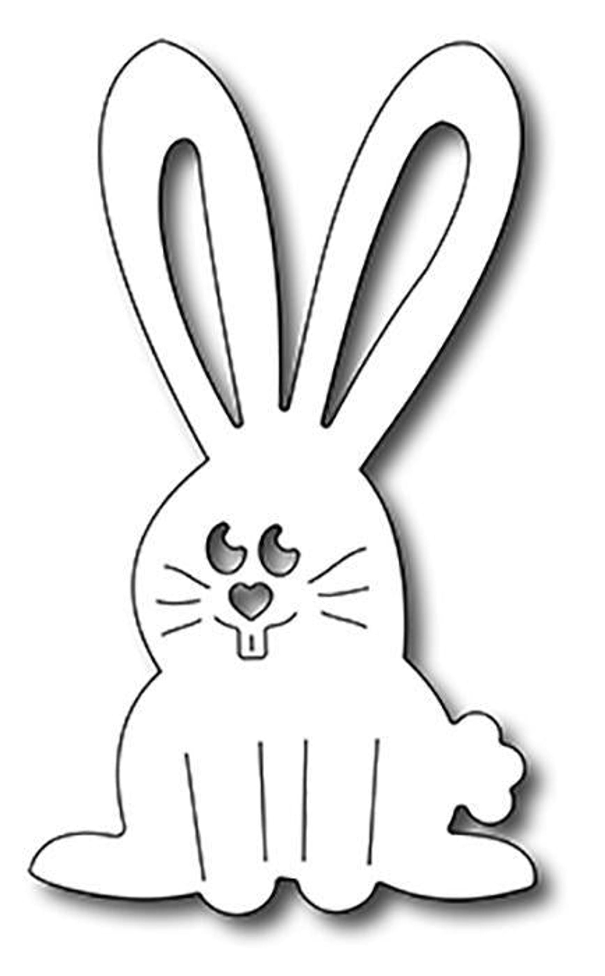 Frantic Stamper Precision Die - Funny Bunny