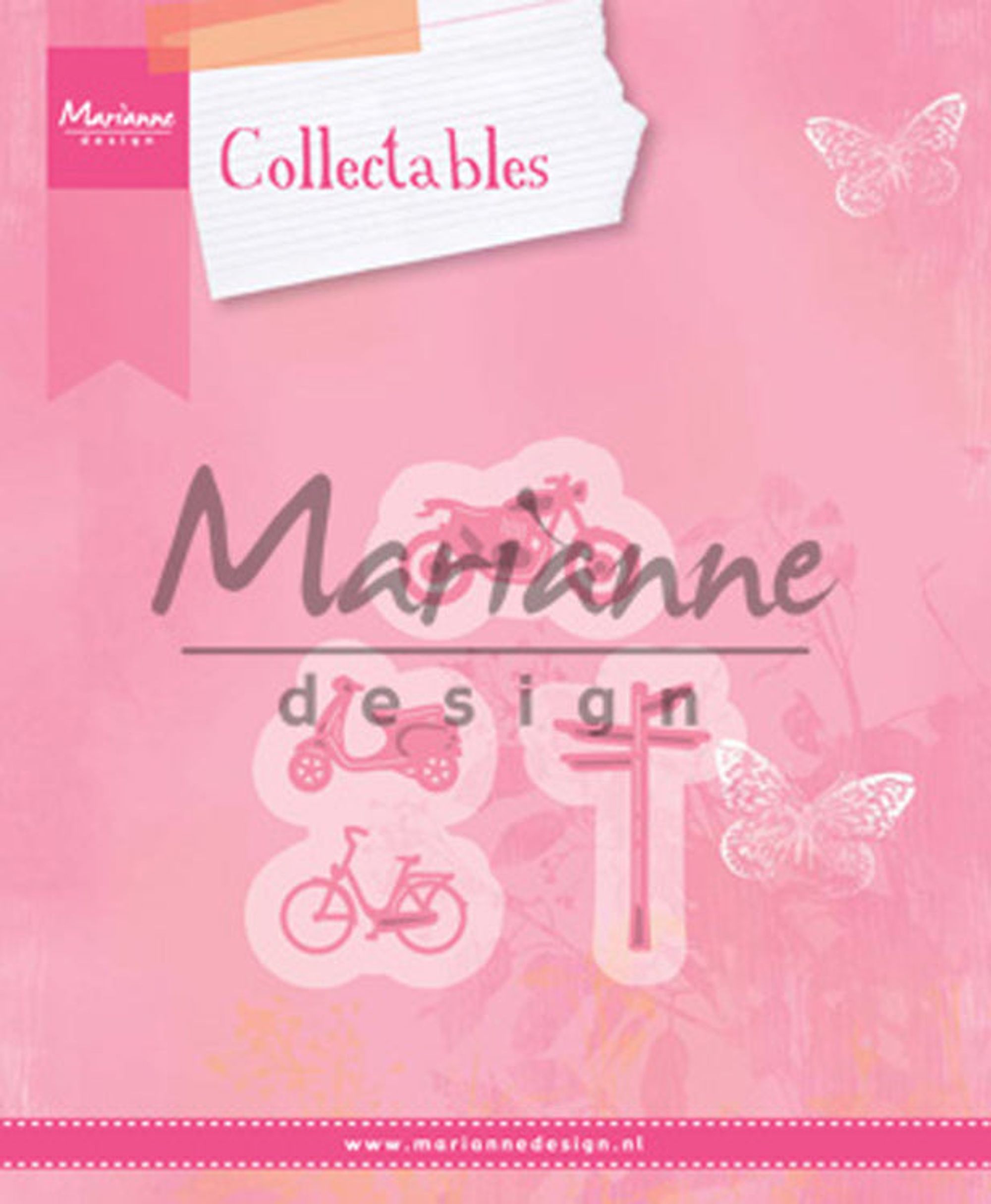Marianne Design Village Decoration set 3 (bikes)
