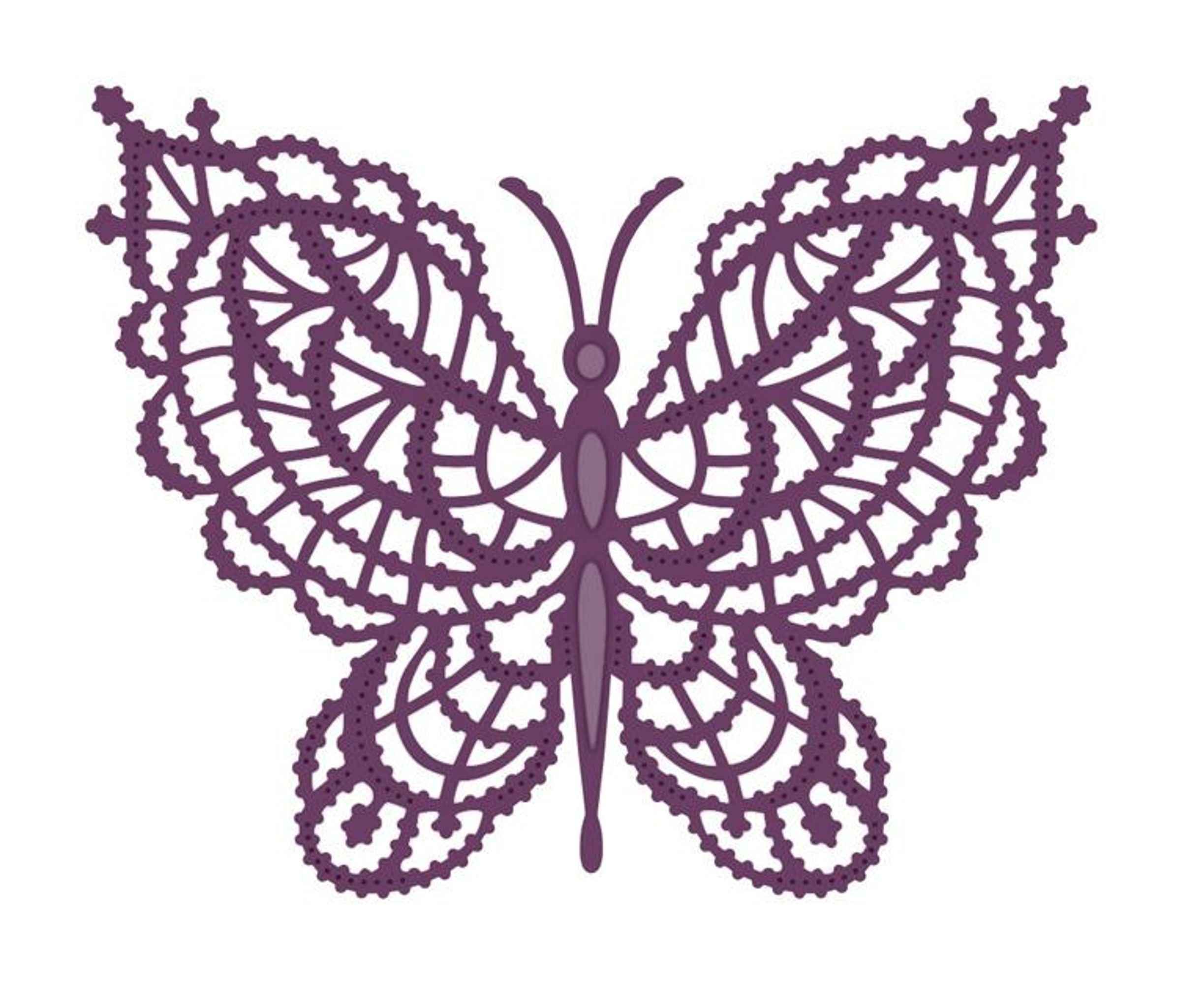 Finishing Touches Collection Lace Butterfly Die