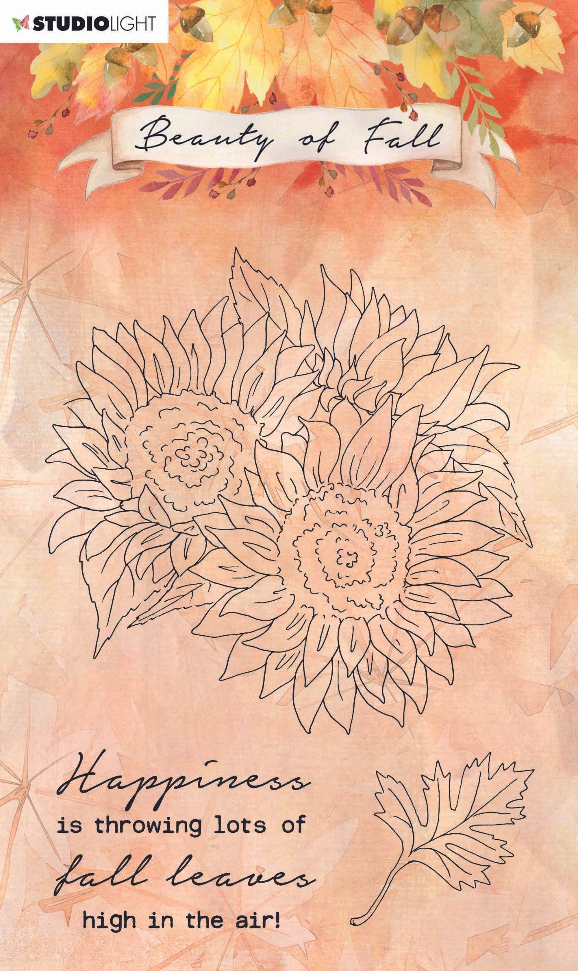 SL Clear Stamp Sunflowers Beauty Of Fall 105x148mm nr.63