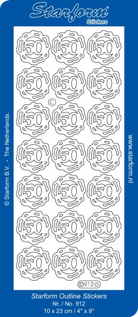 Deco Stickers - 50th