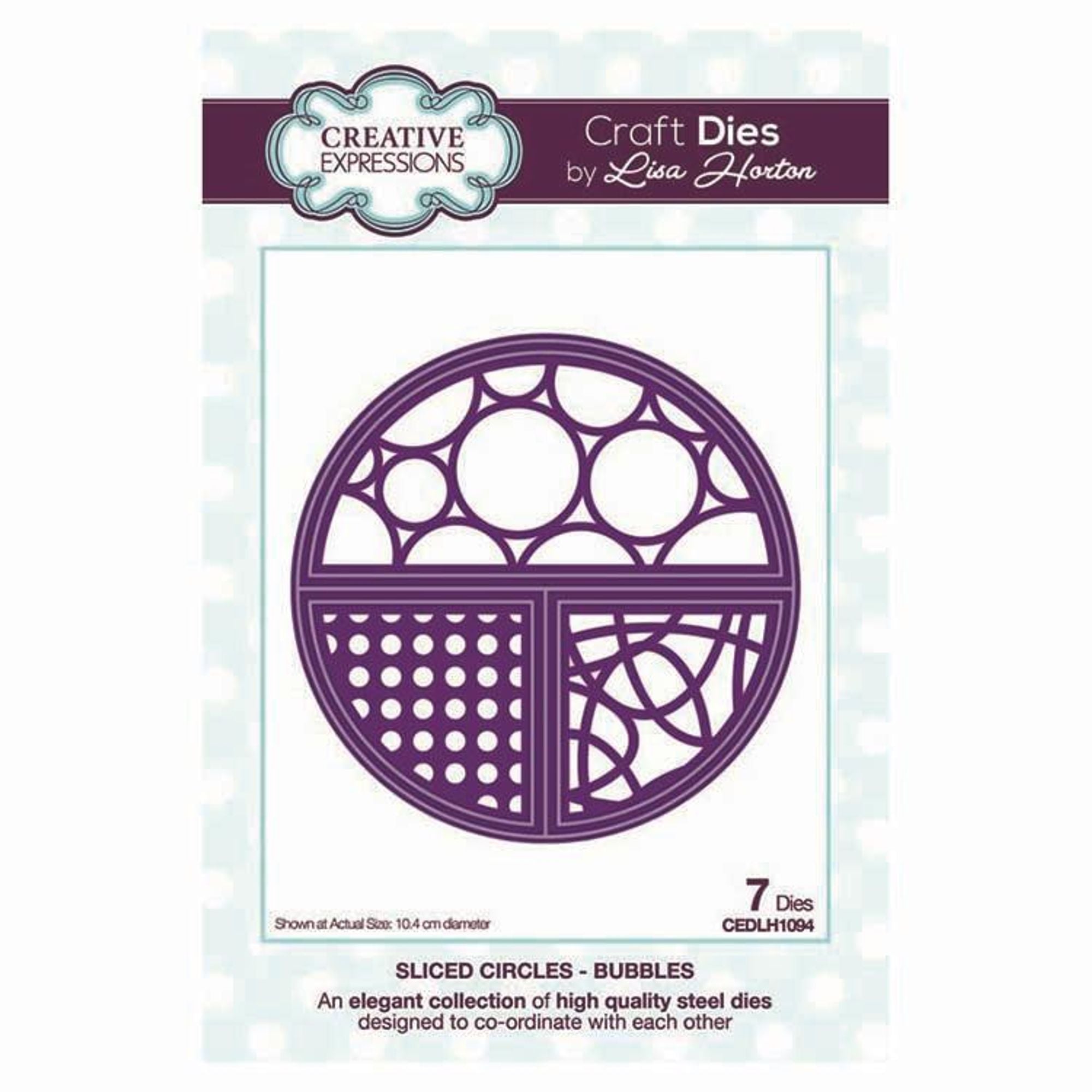 Sliced Circles Bubbles Craft Die