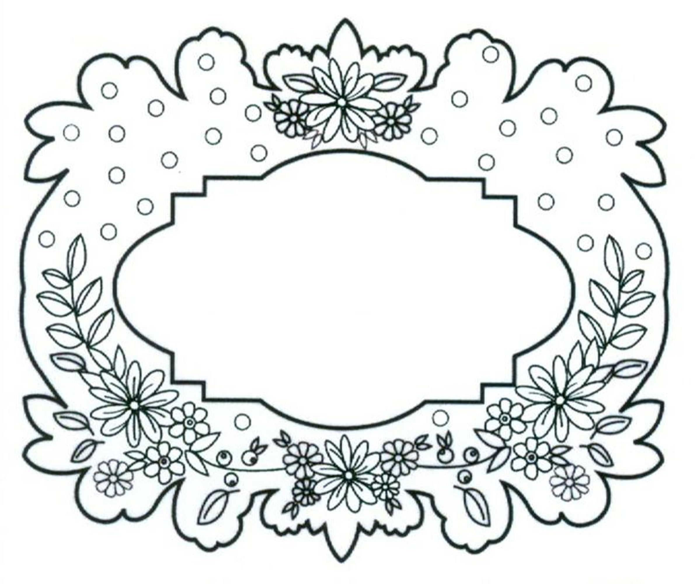 CE Foam Stamps - Floral Garland